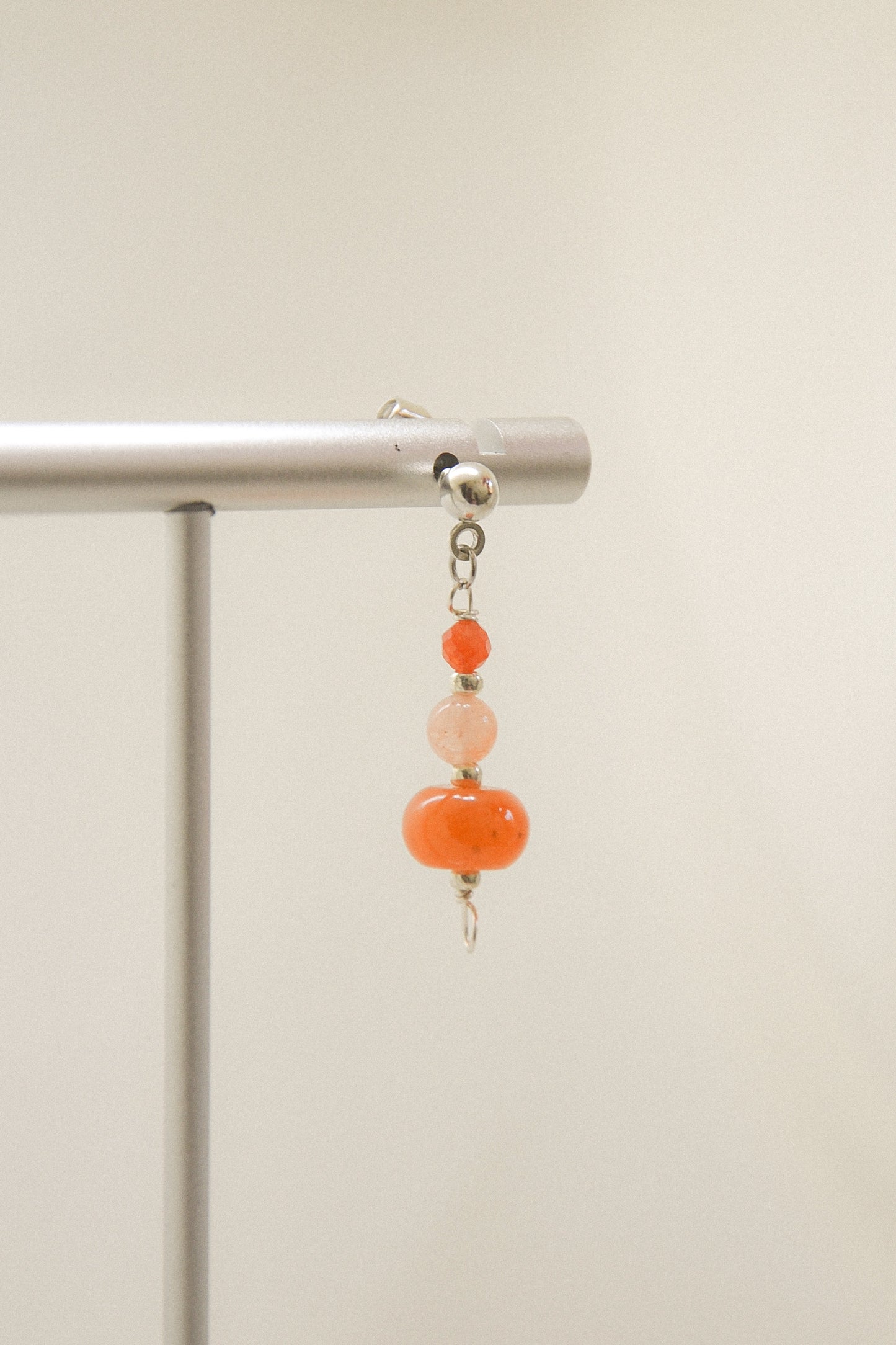 Crystal single earring