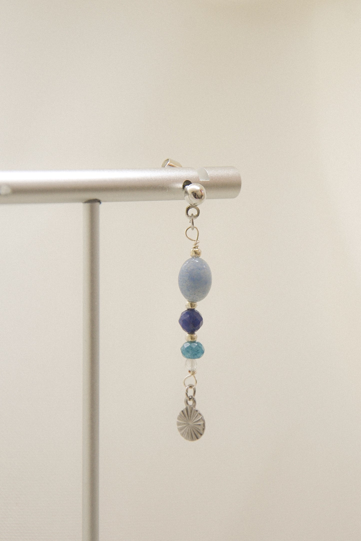 Crystal single earring
