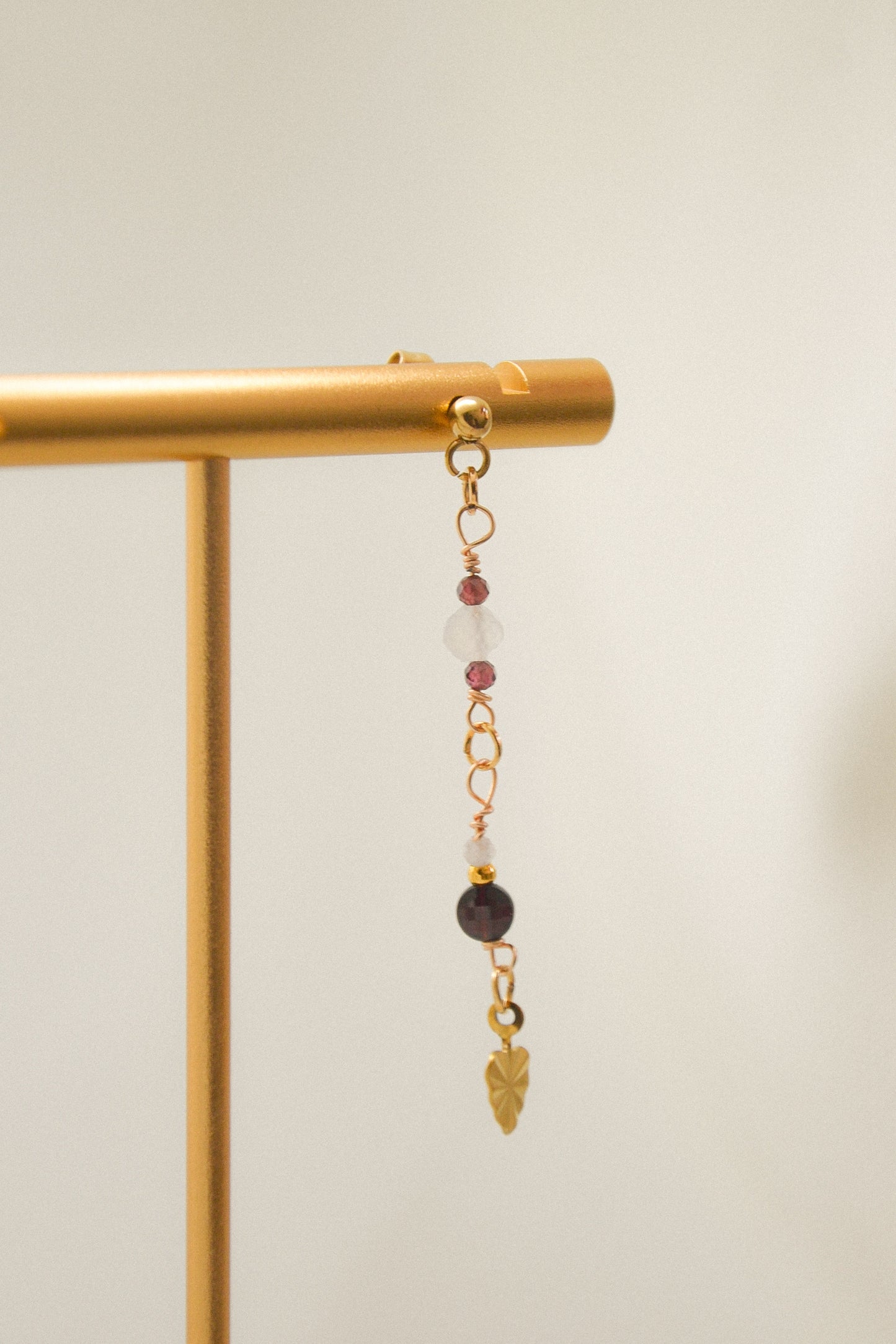 Crystal single earring