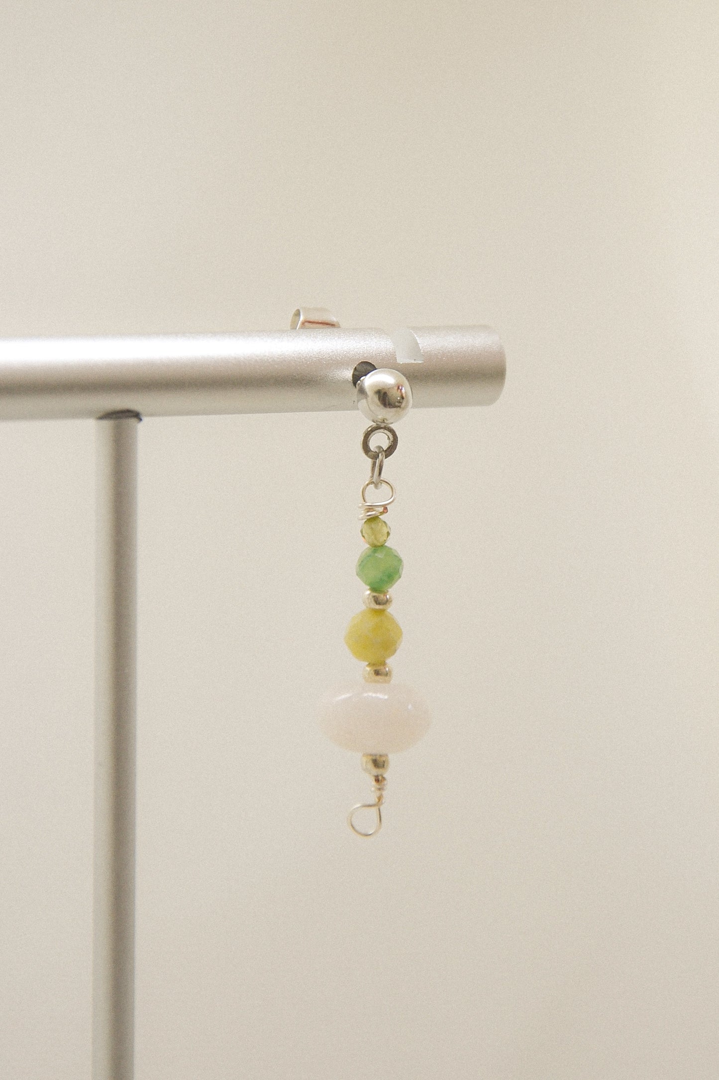 Crystal single earring