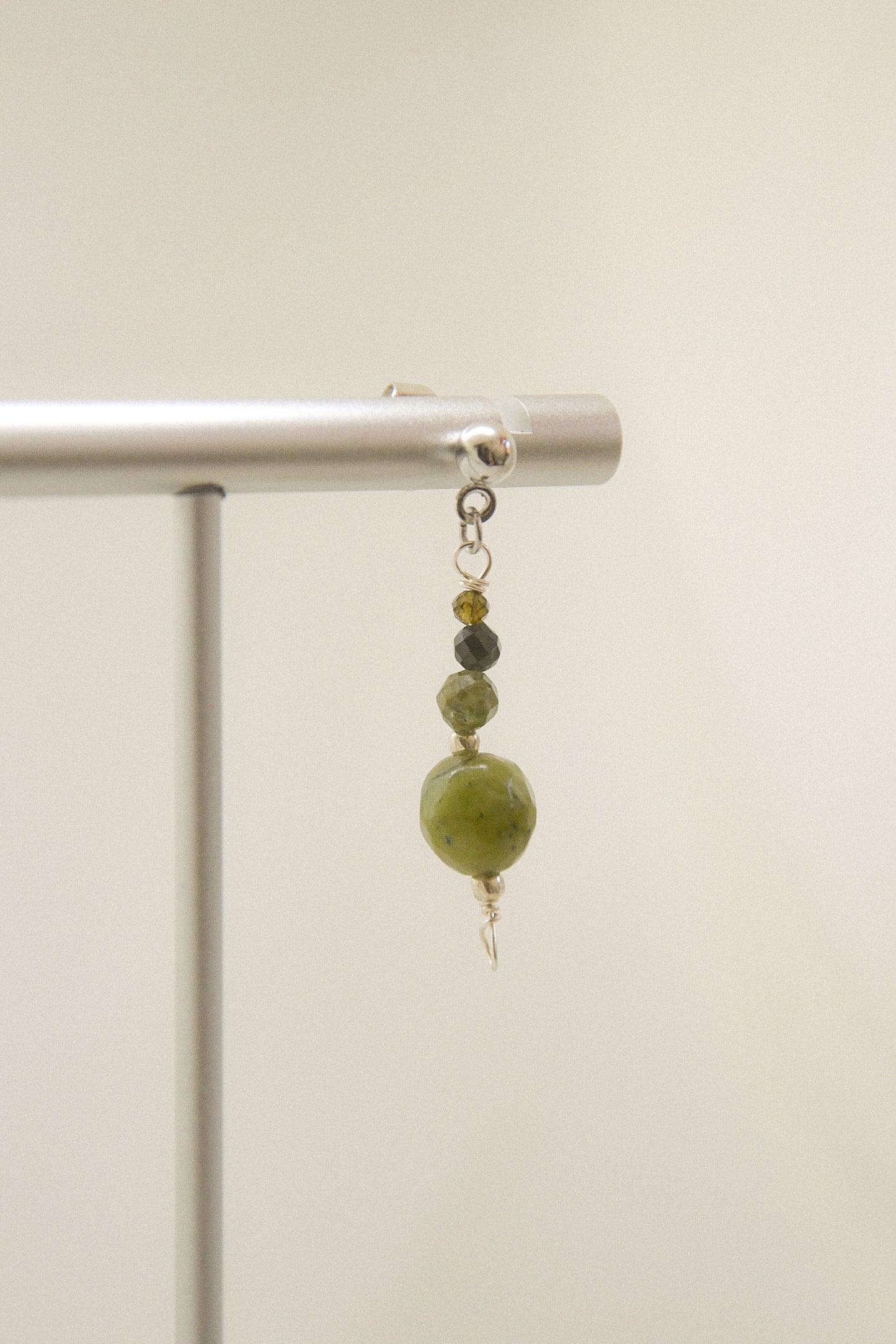Crystal single earring