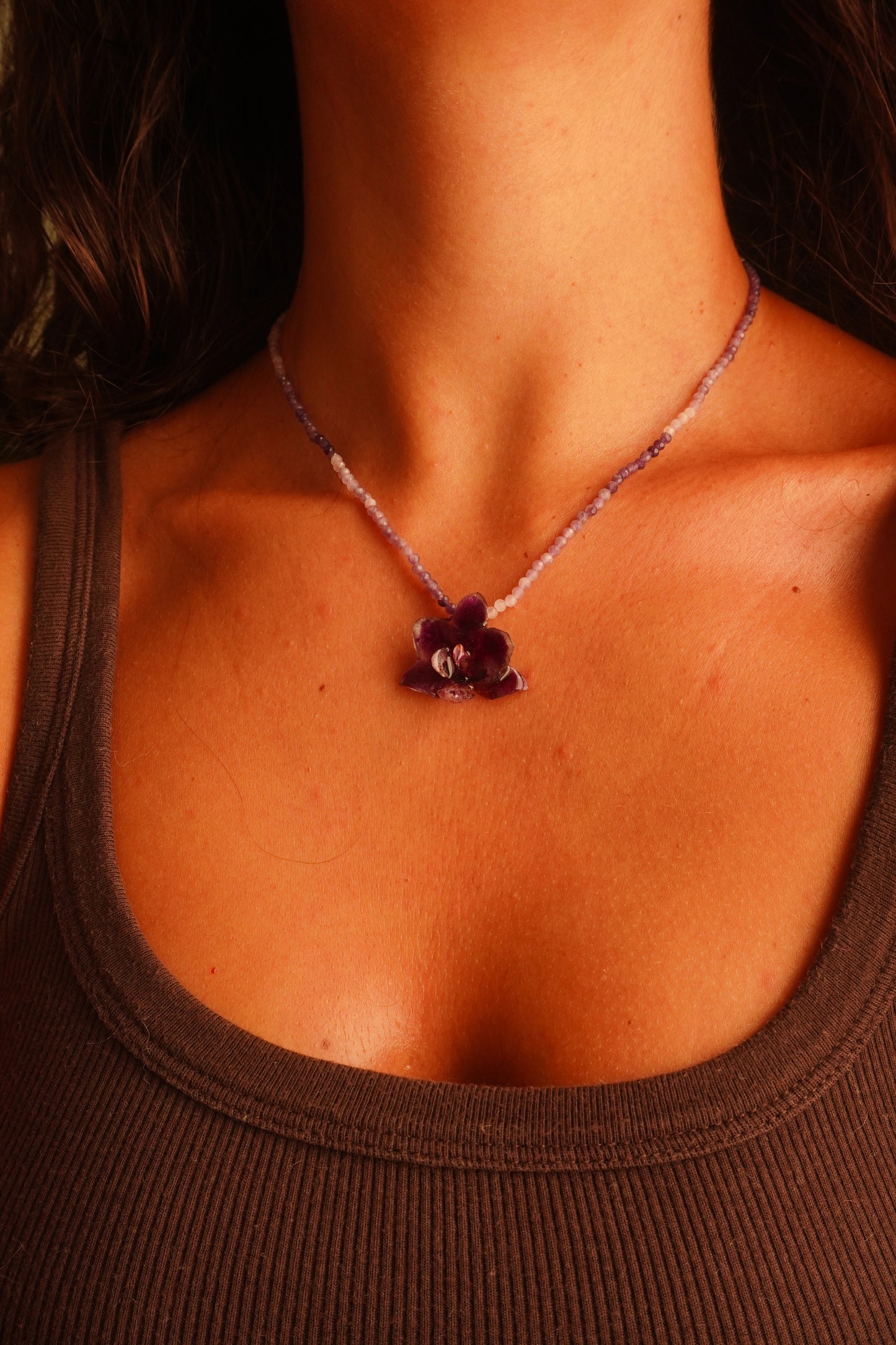 Orchid Necklace