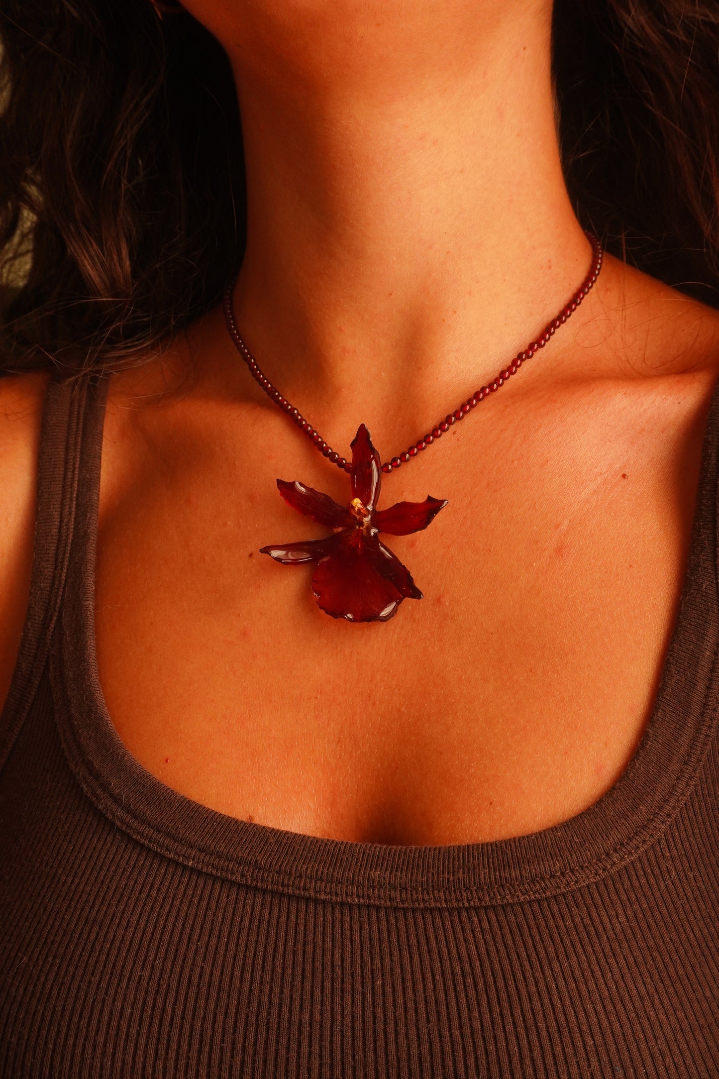 Orchid Necklace