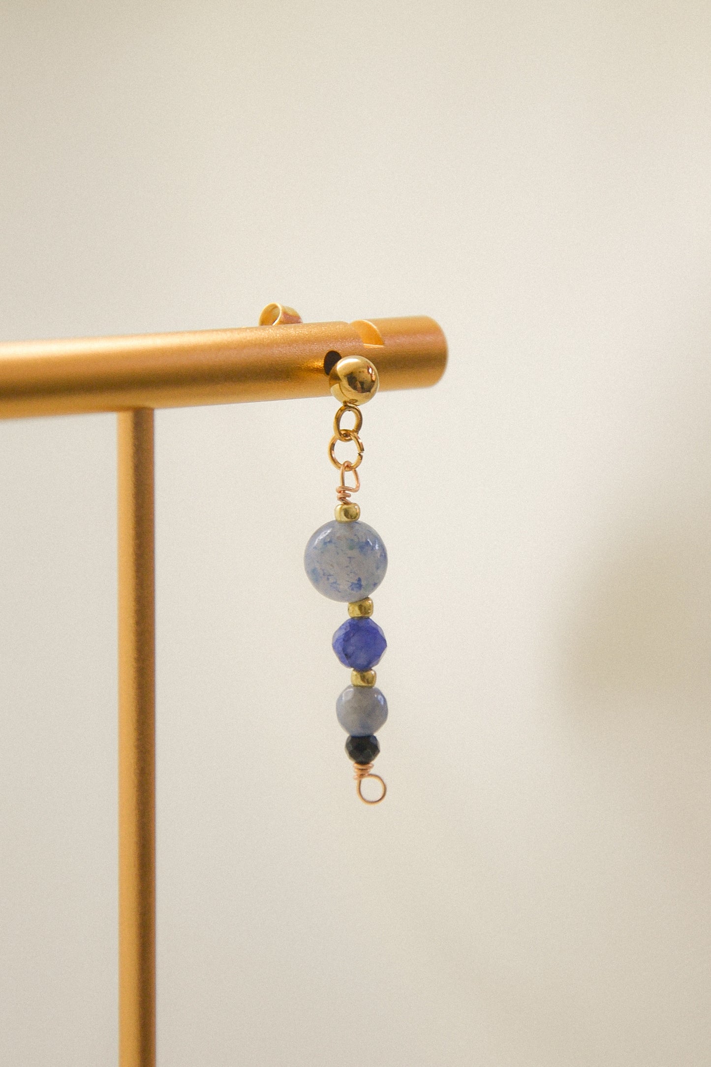 Crystal single earring