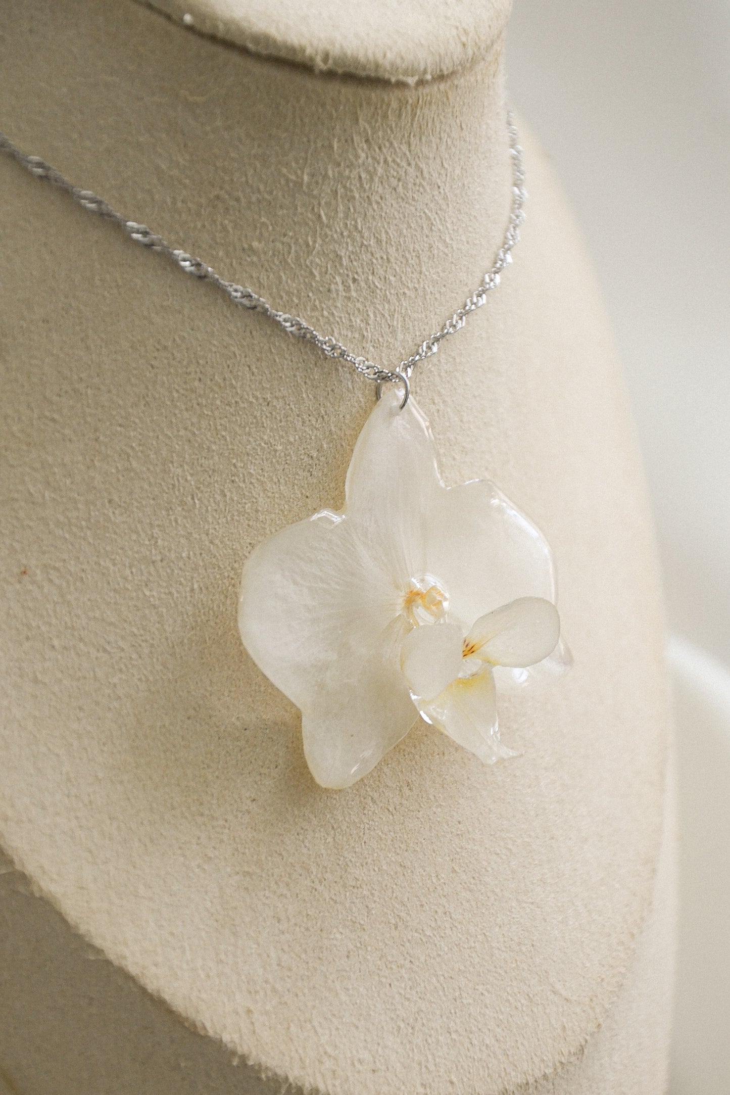 Orchid necklace
