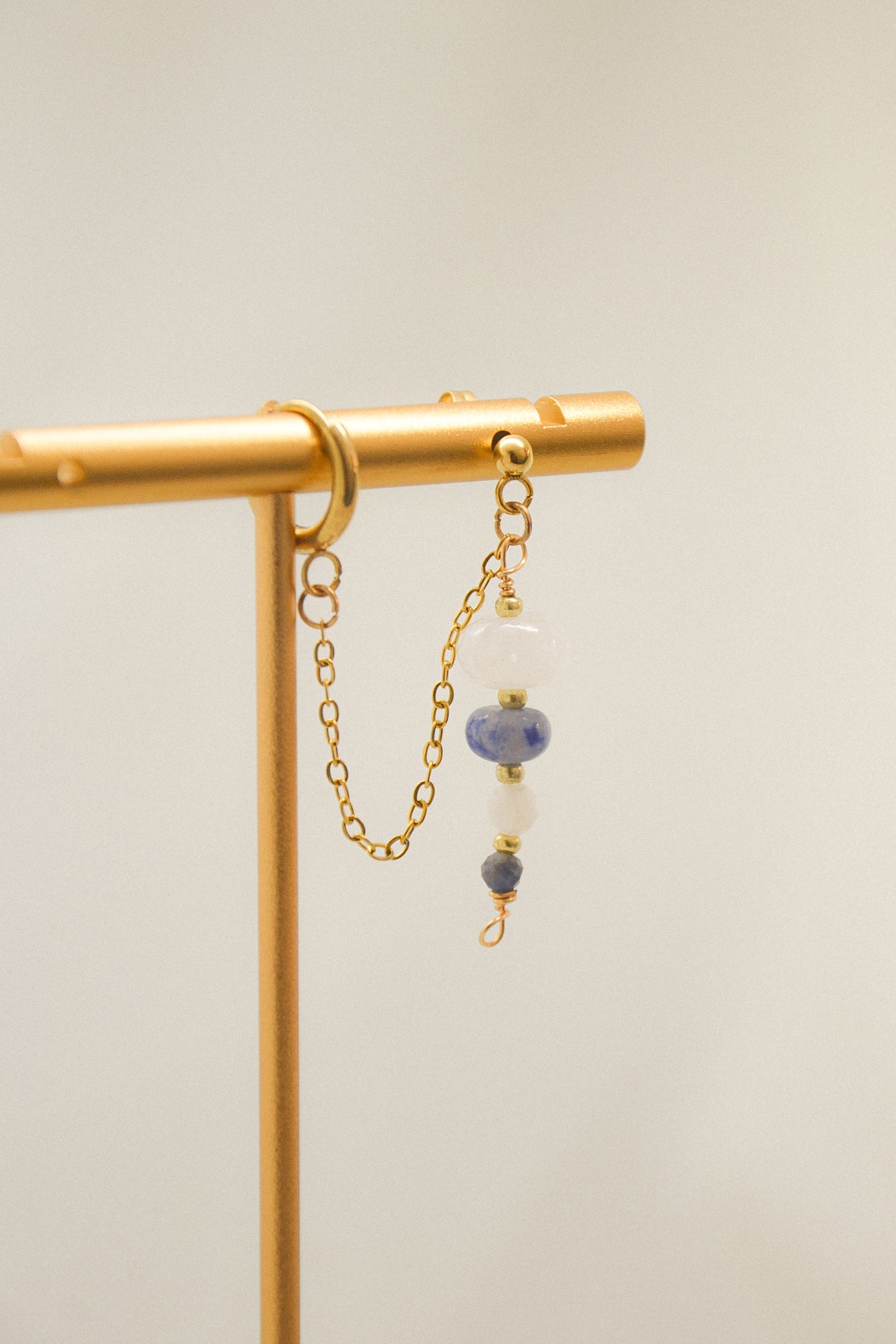 Crystal double earring