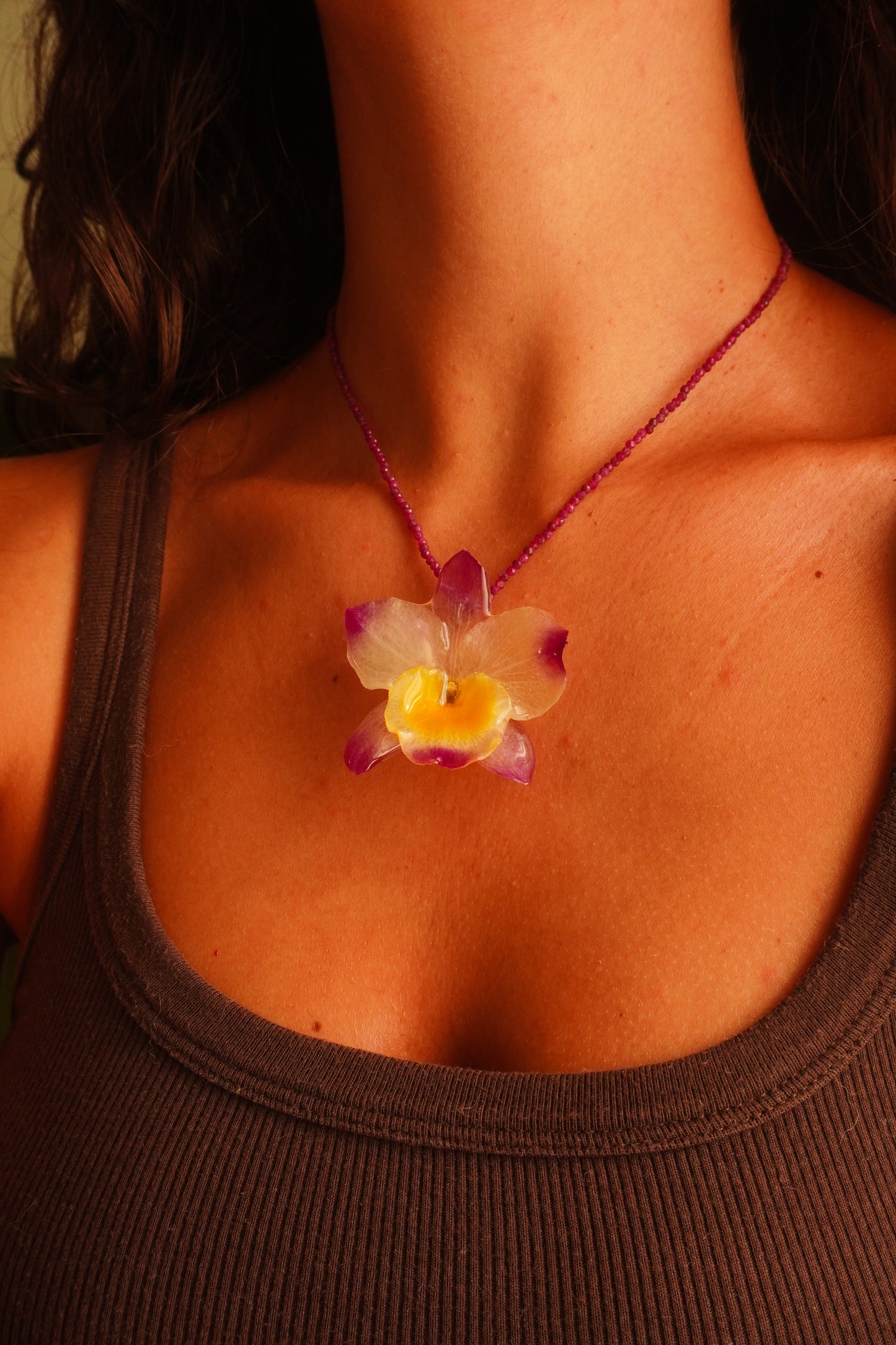 Orchid Necklace