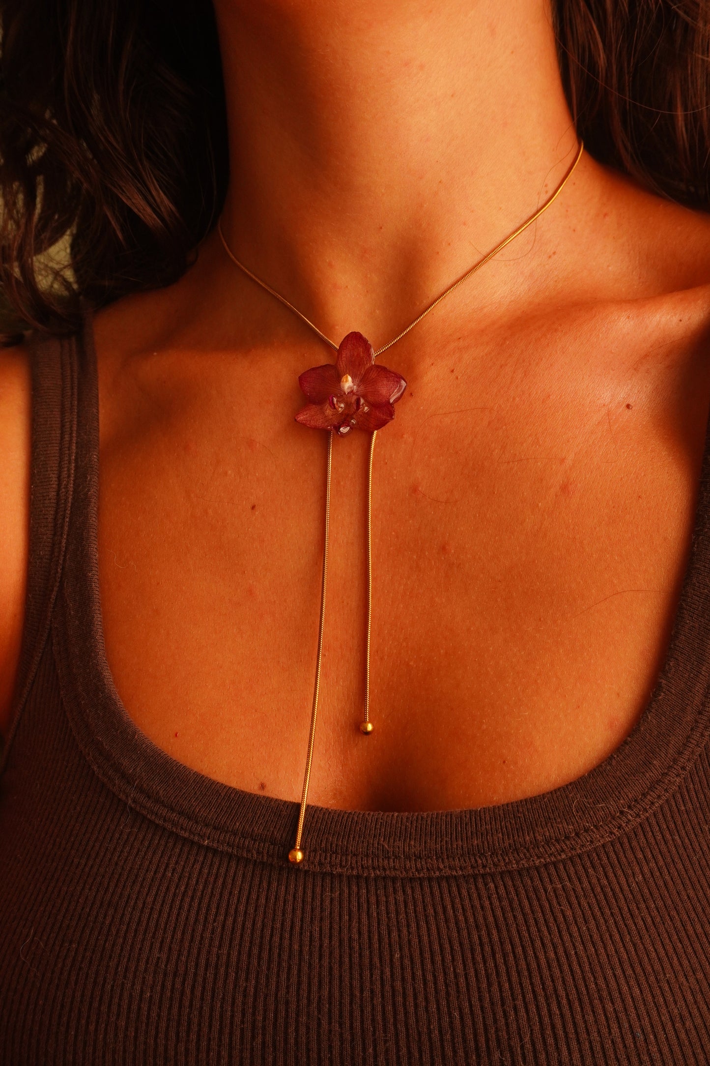 Orchid Necklace