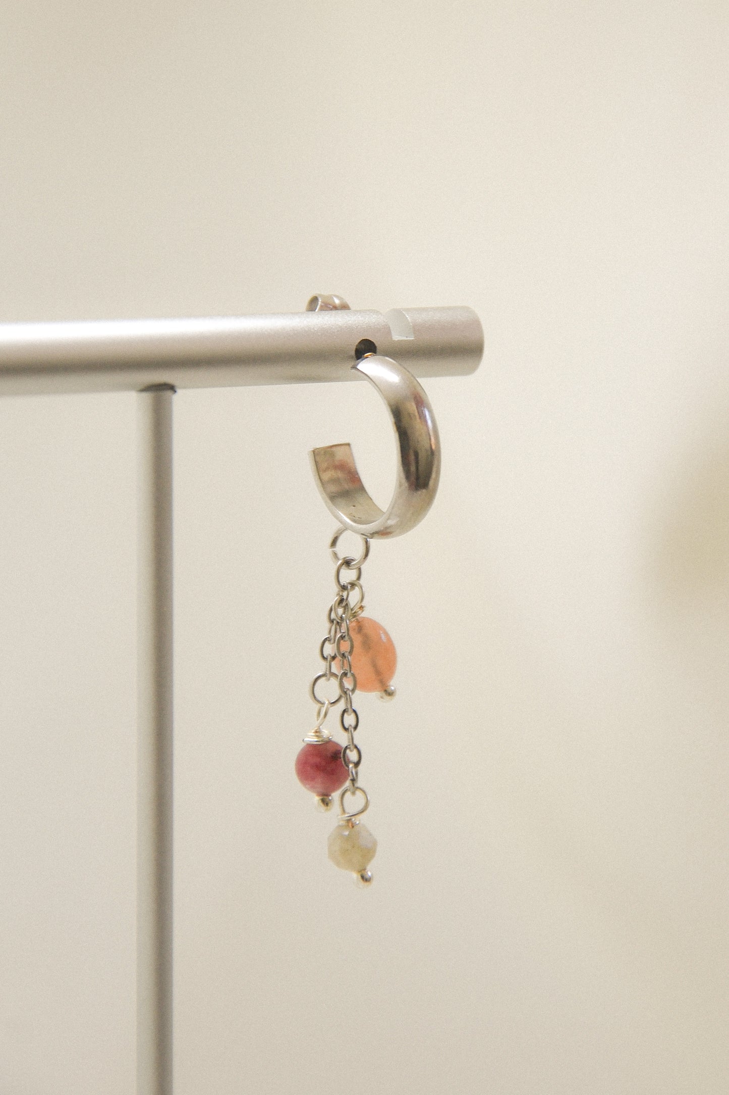 Crystal single earring