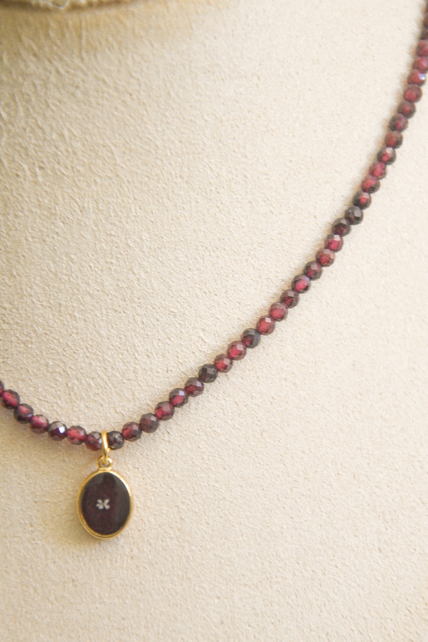 Granate necklace