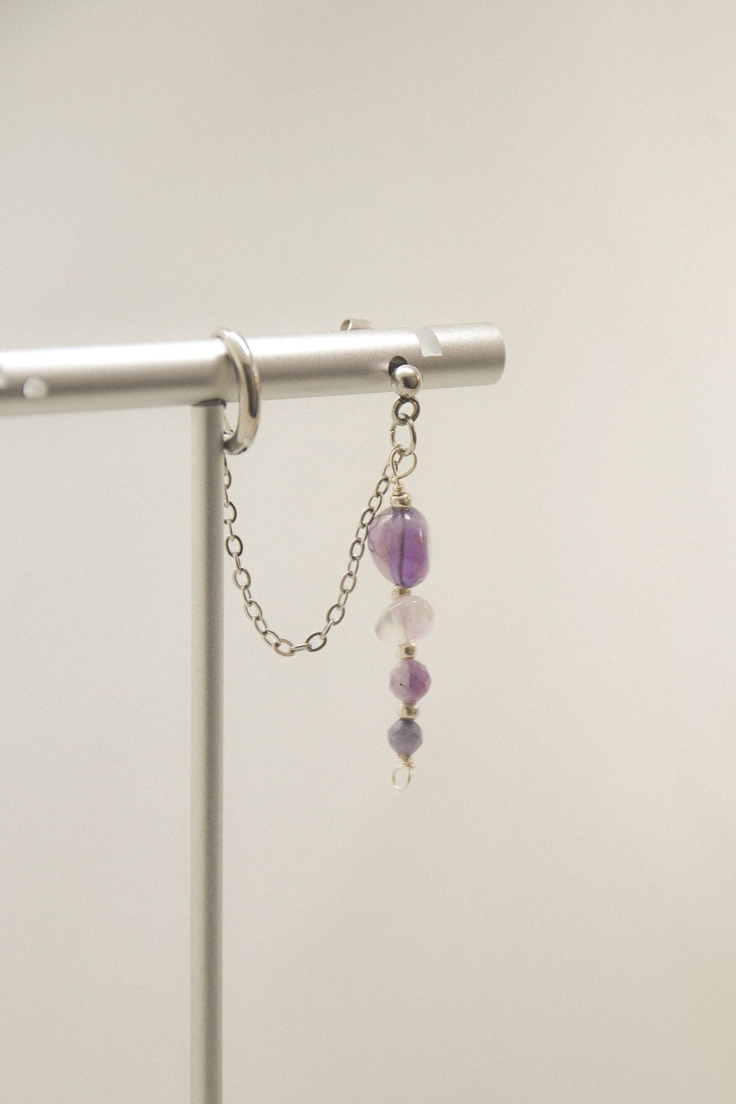 Crystal double earring