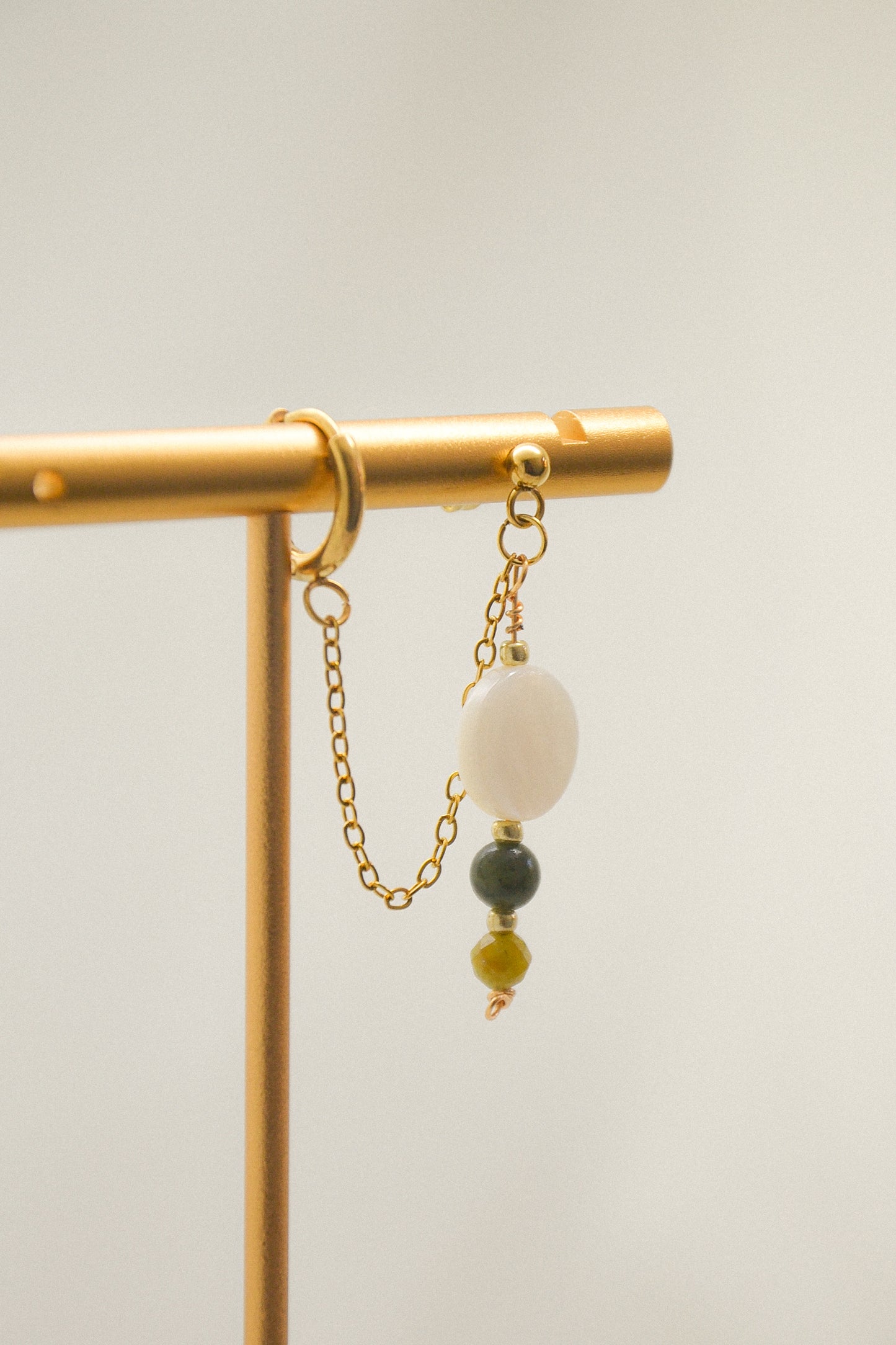 Crystal double earring