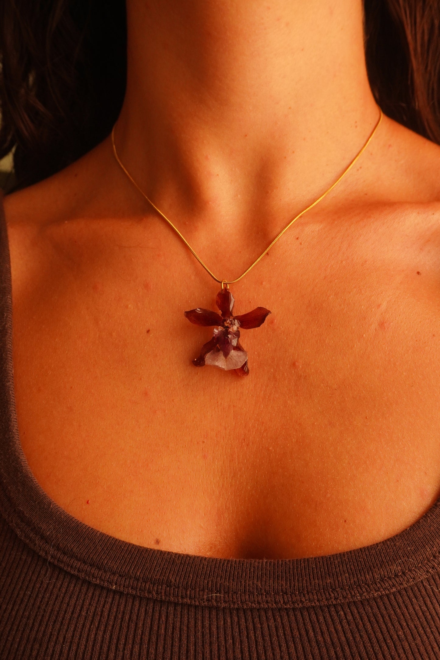 Orchid Necklace