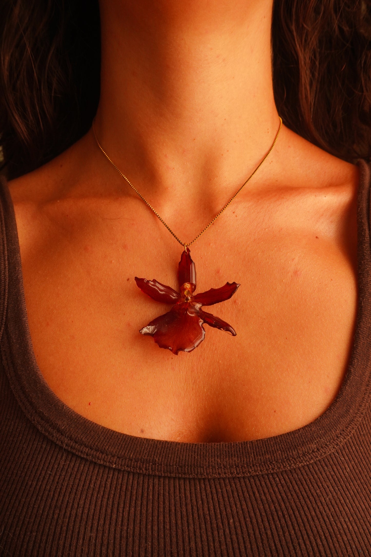 Orchid Necklace