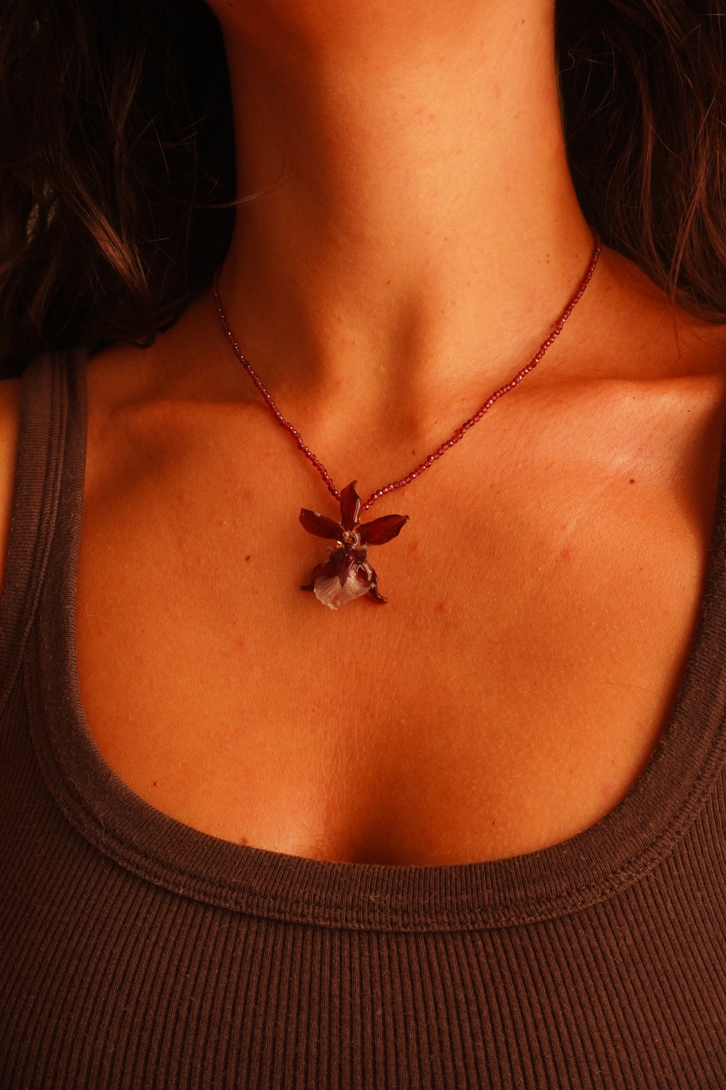 Orchid Necklace