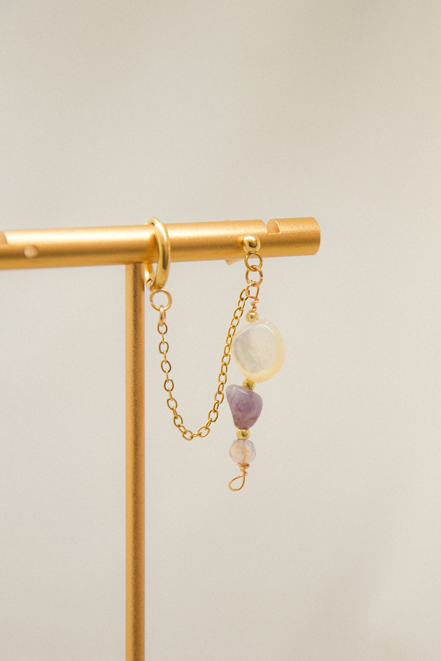 Crystal double earring