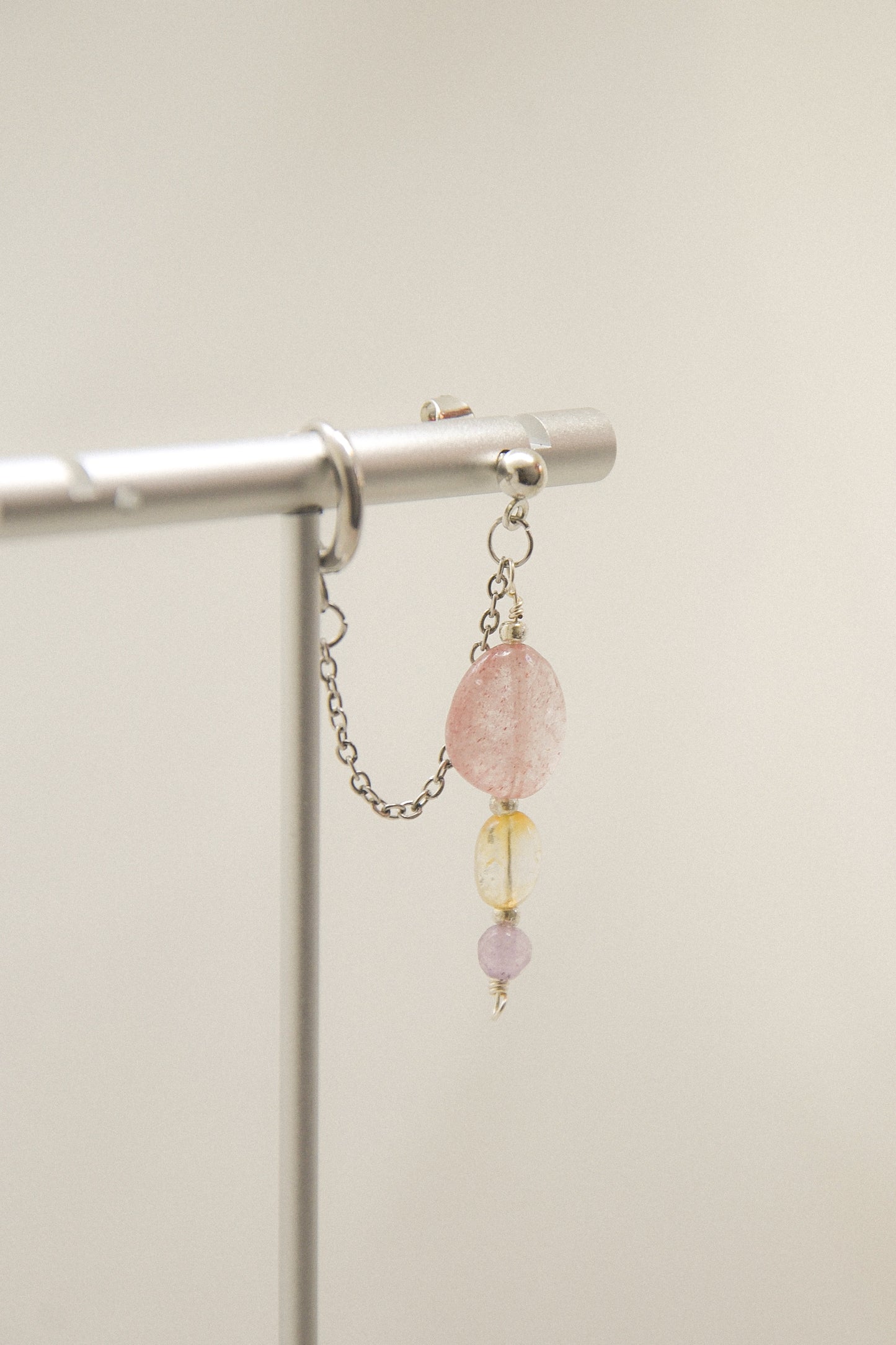 Crystal double earring