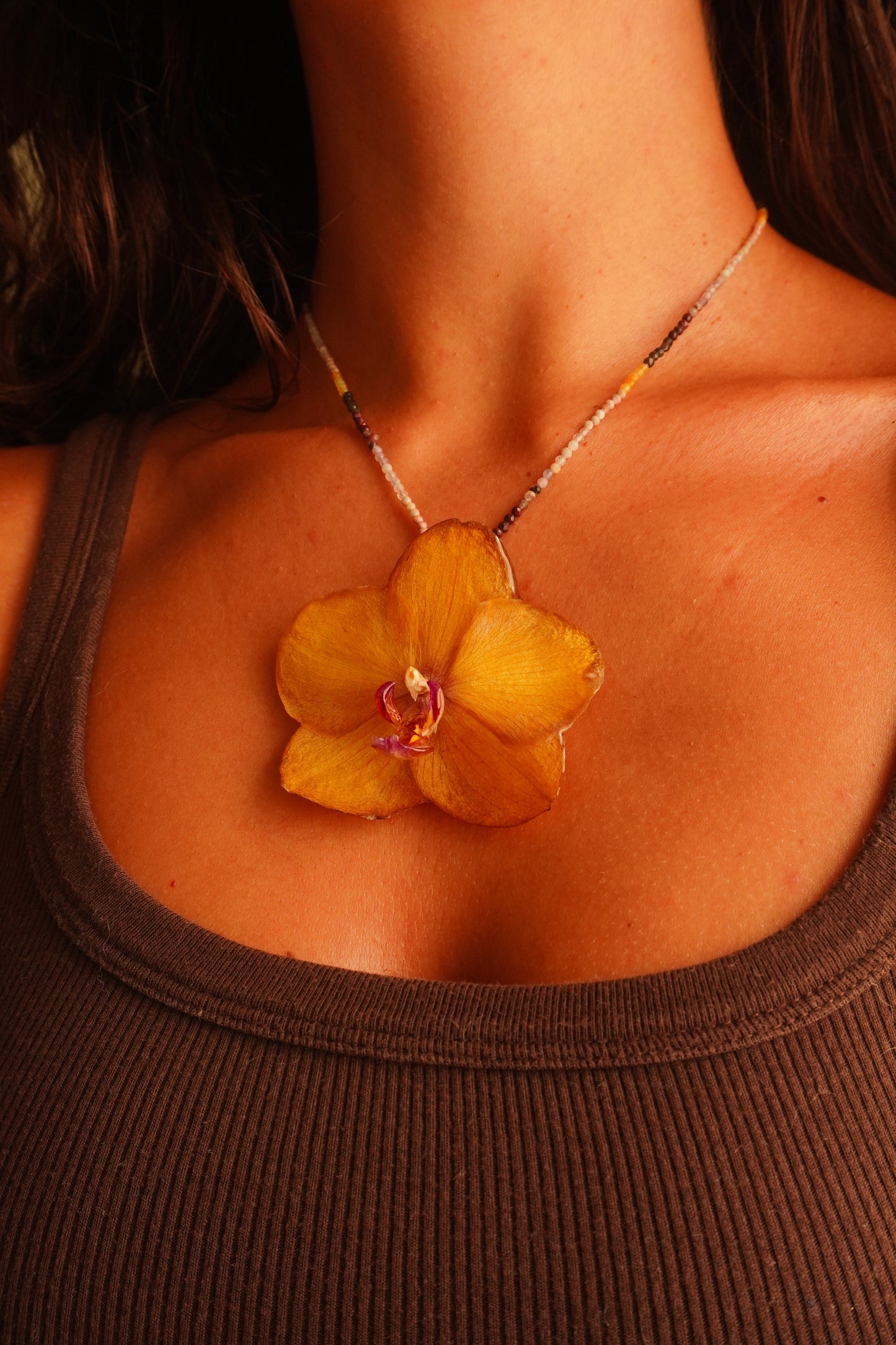 Orchid Necklace
