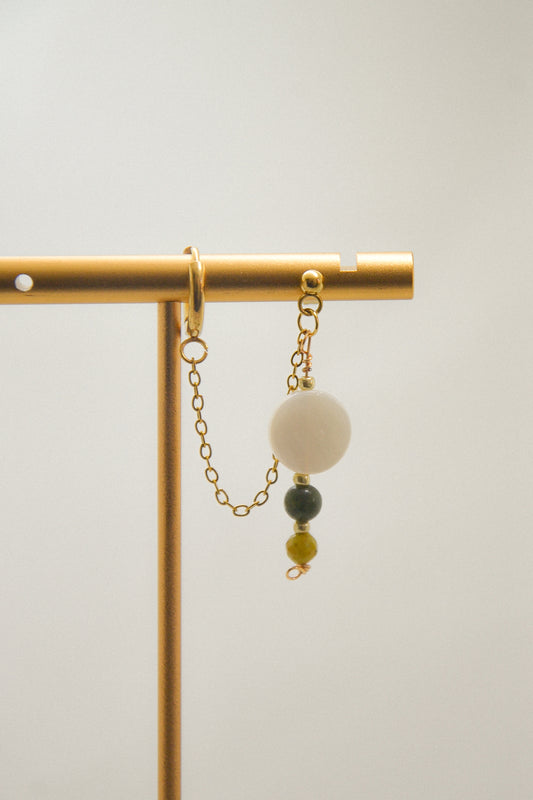 Crystal double earring