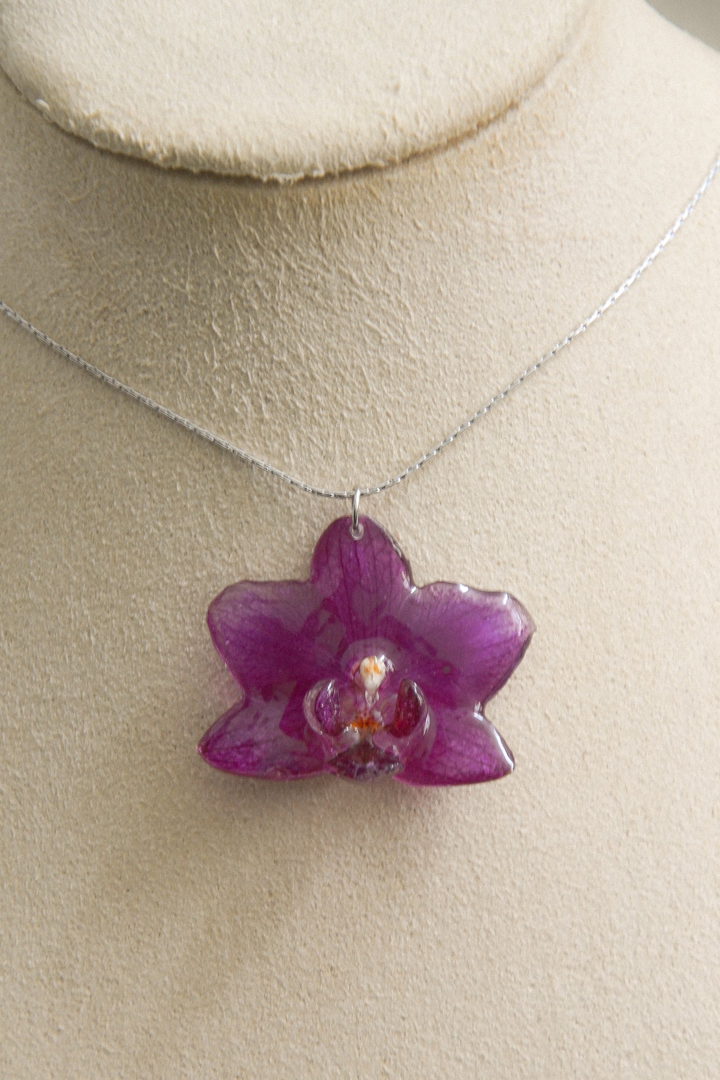 Orchid necklace