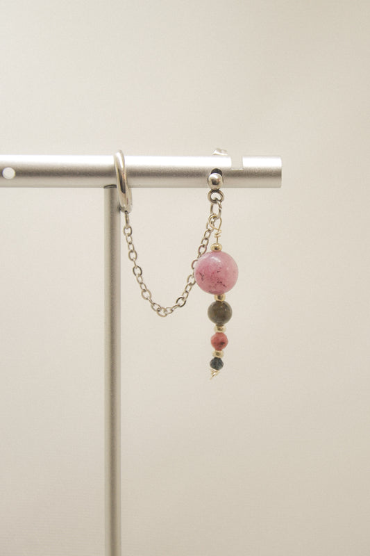 Crystal double earring