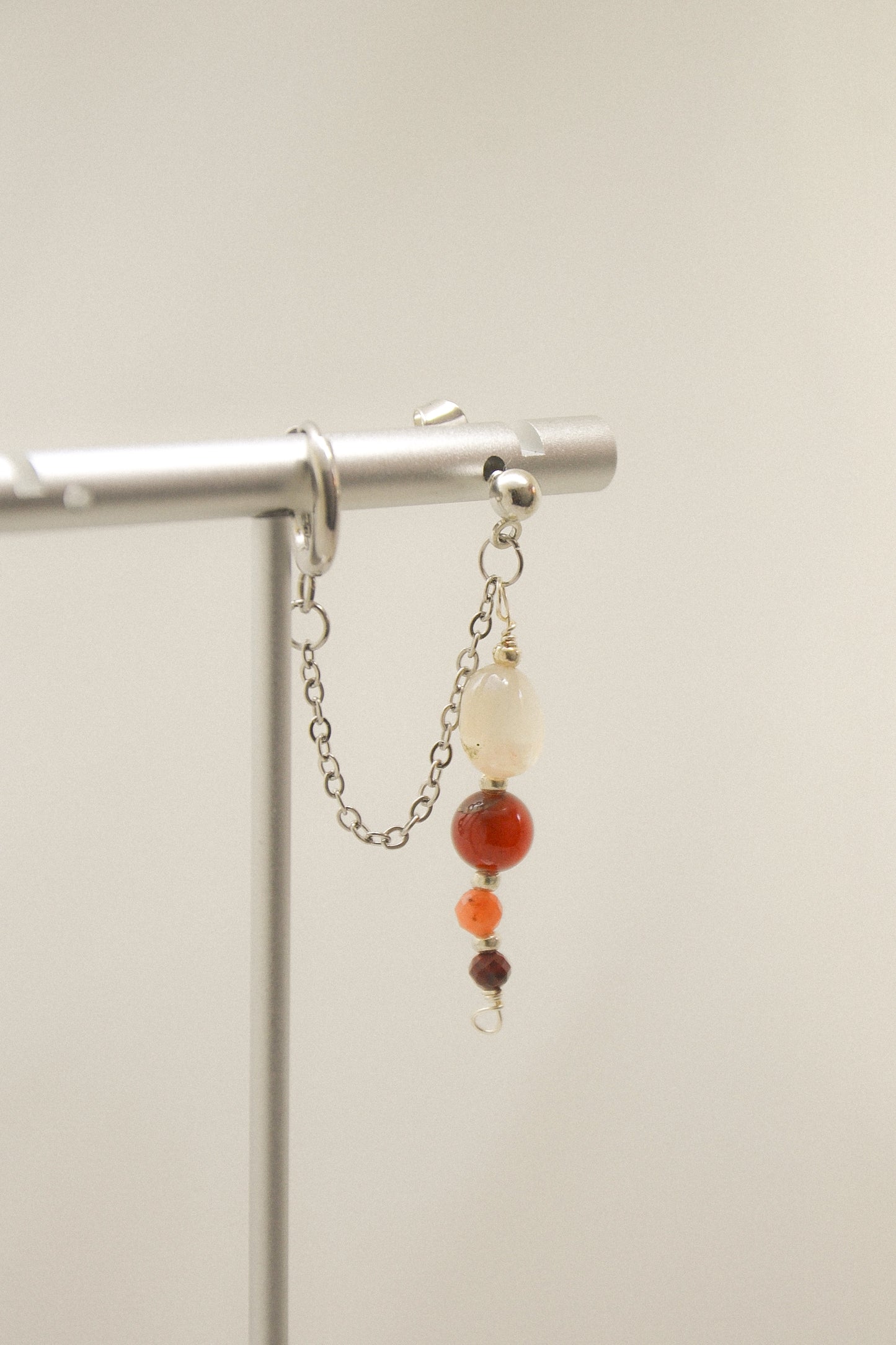 Crystal double earring