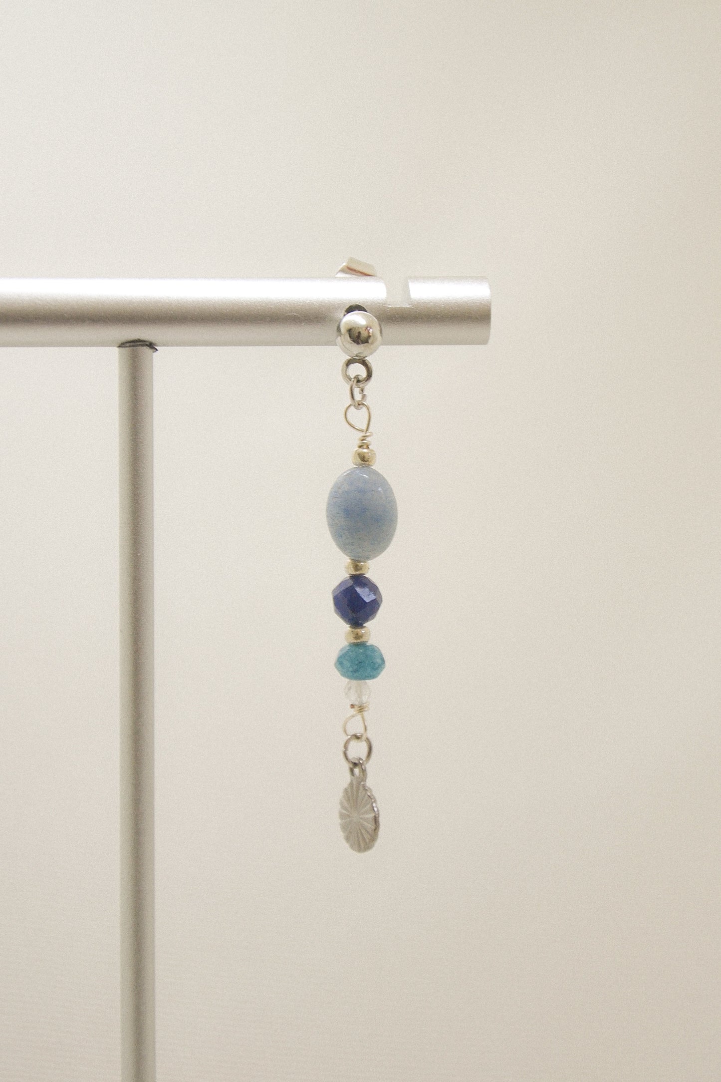 Crystal single earring