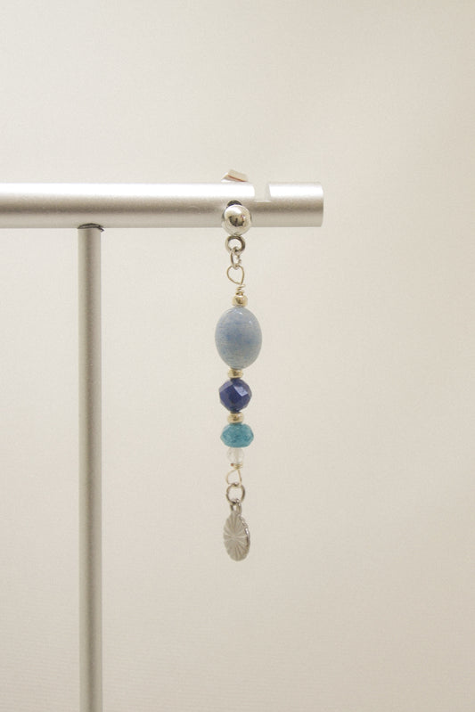 Crystal single earring