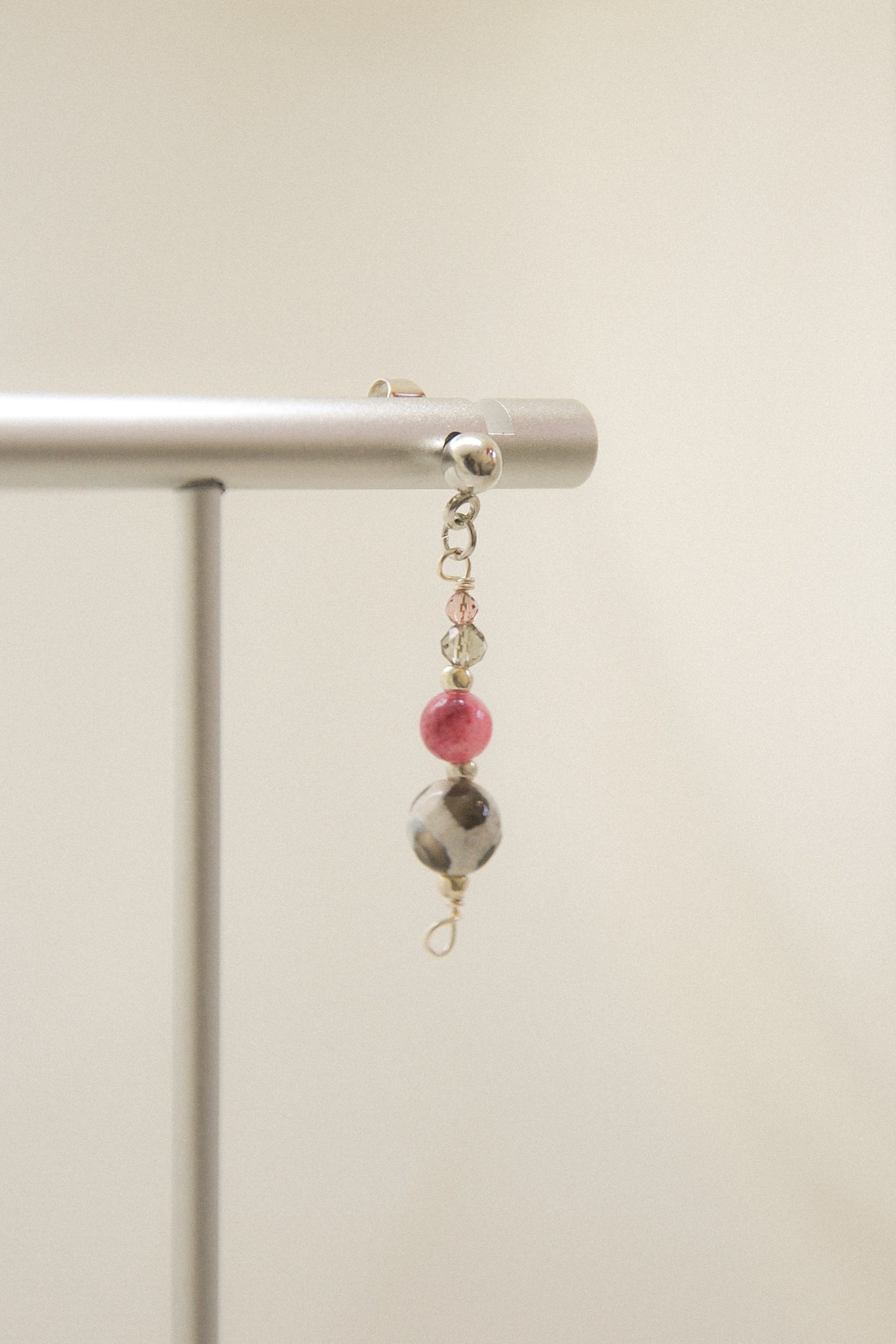 Crystal single earring