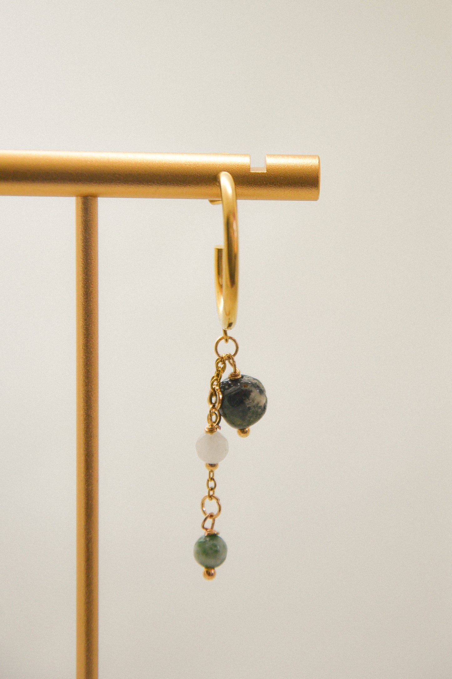 Crystal single earring