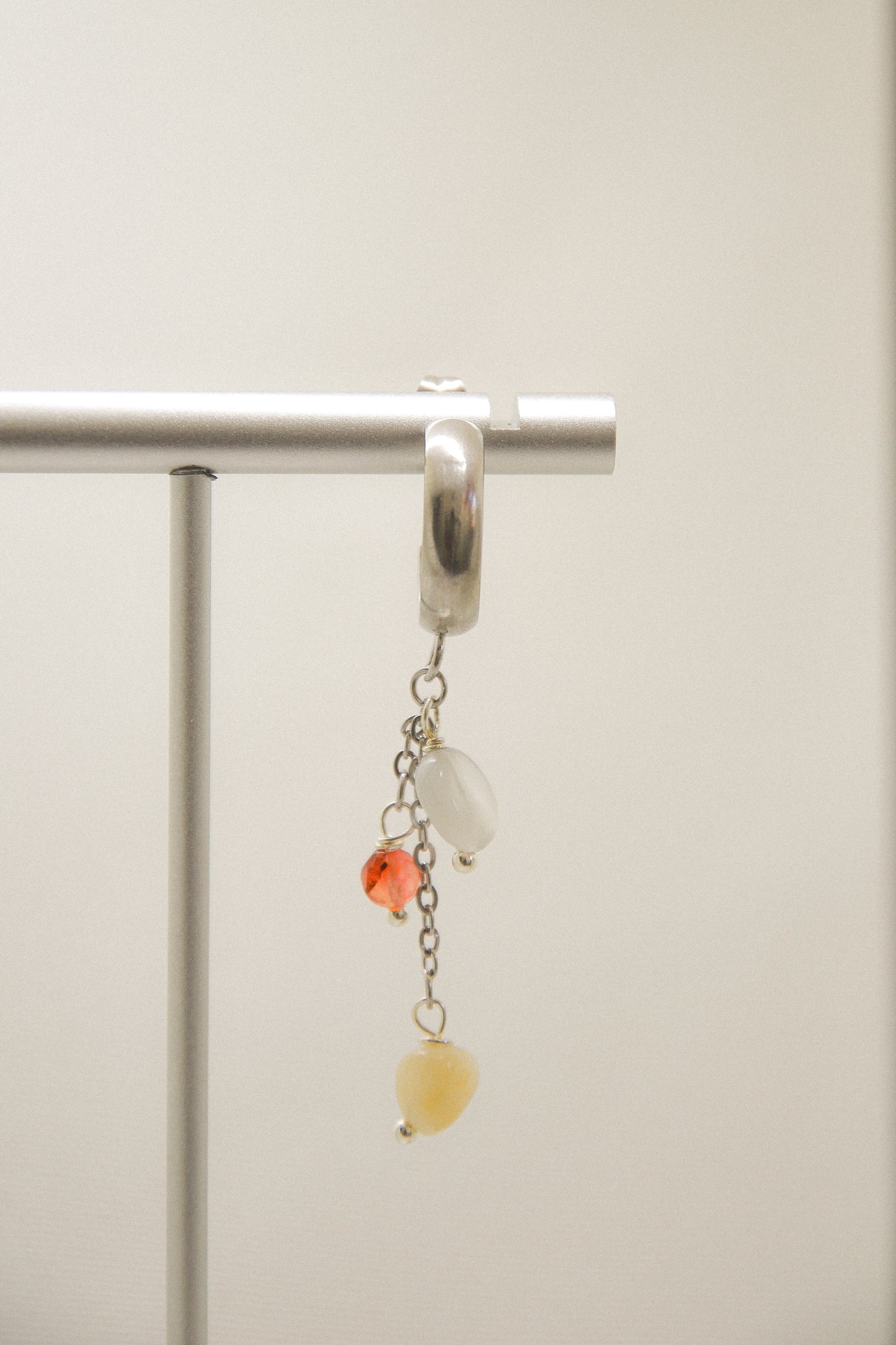 Crystal single earring