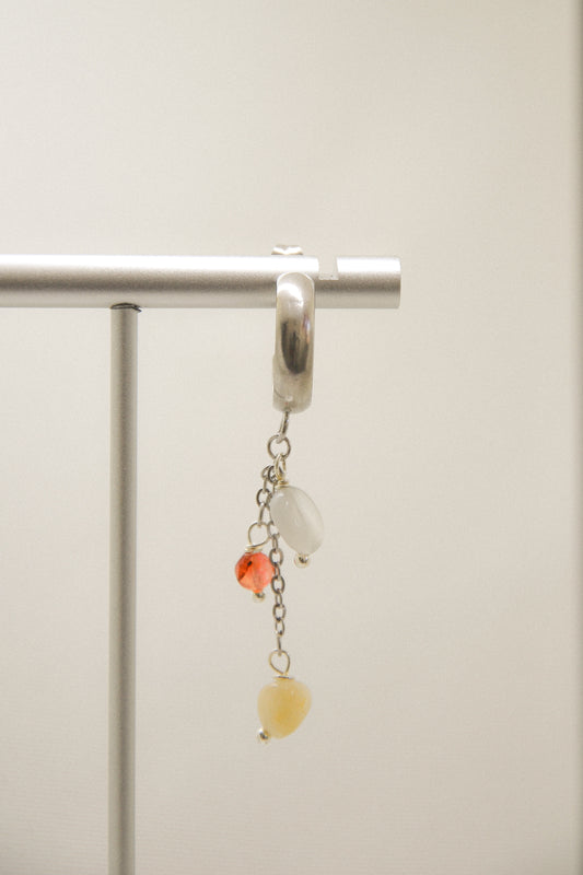 Crystal single earring