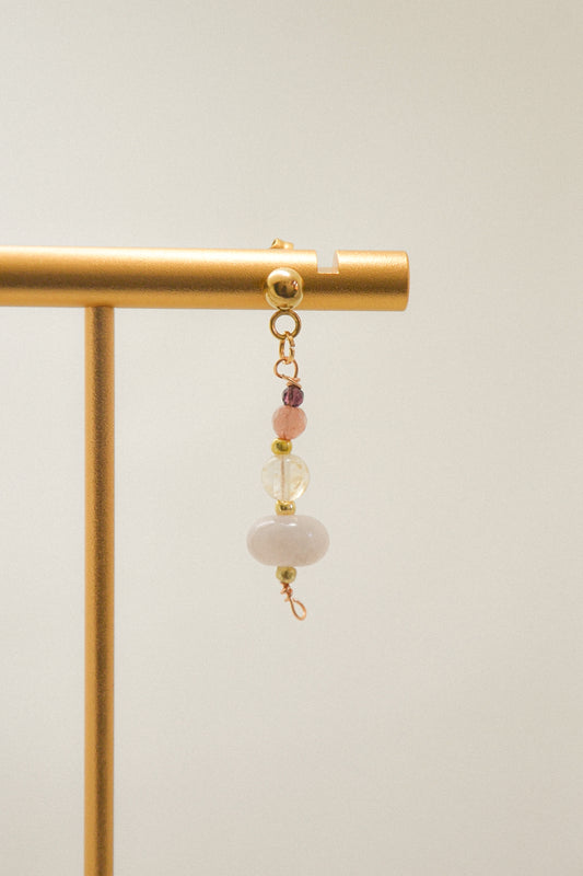 Crystal single earring