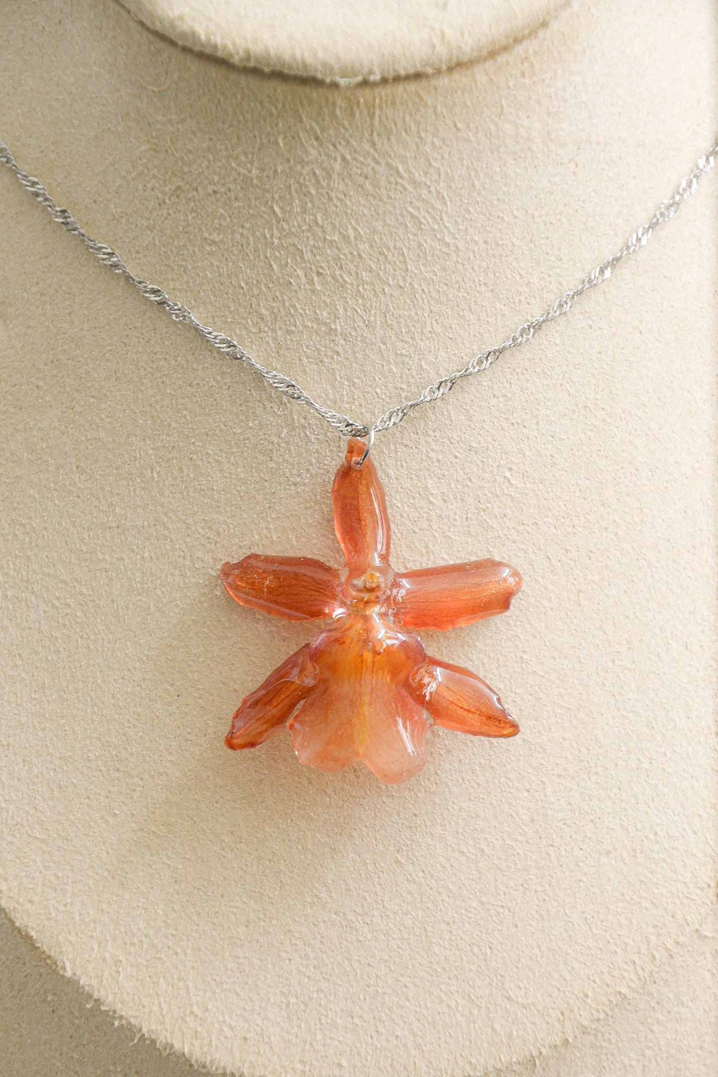 Orchid necklace