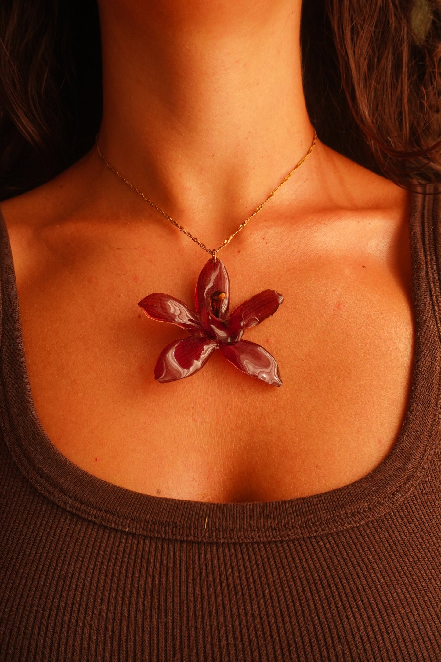 Orchid Necklace