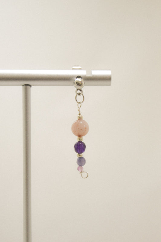 Crystal single earring