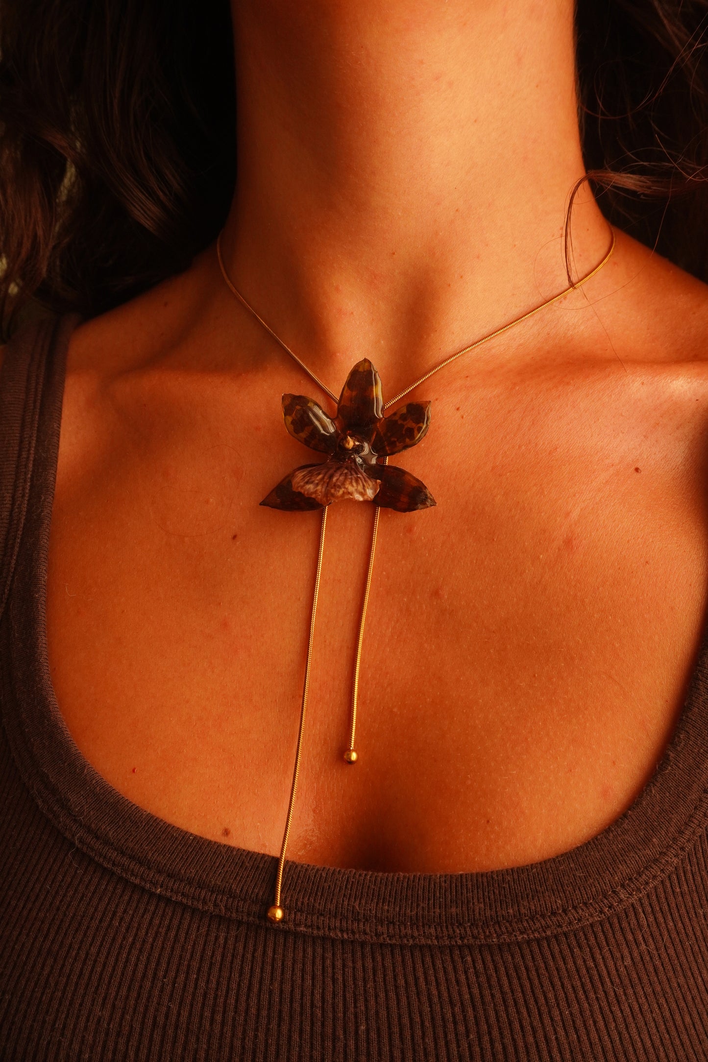 Orchid Necklace