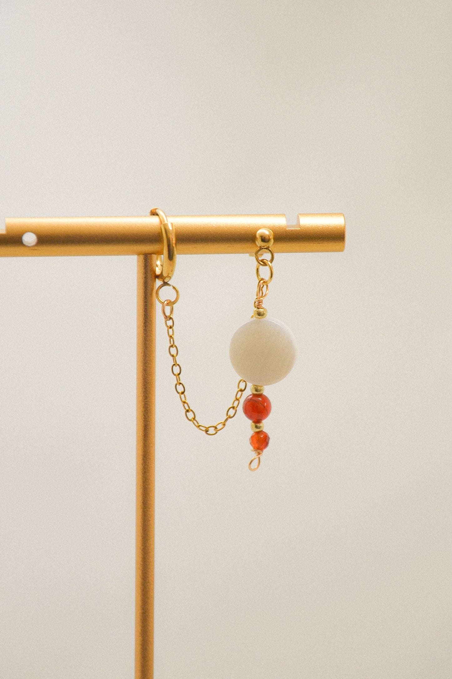 Crystal double earring