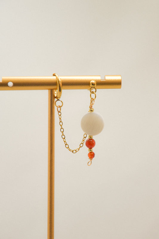 Crystal double earring