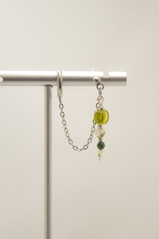 Crystal double earring