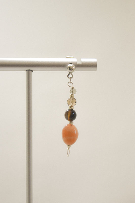 Crystal single earring