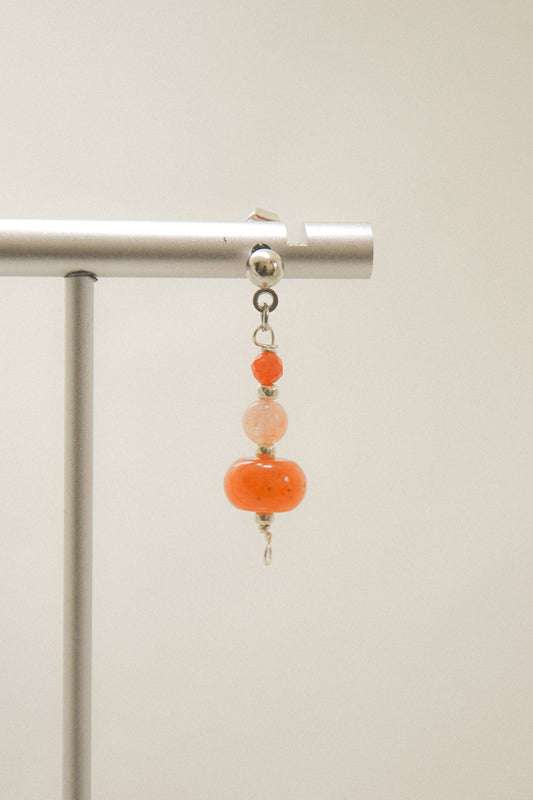 Crystal single earring