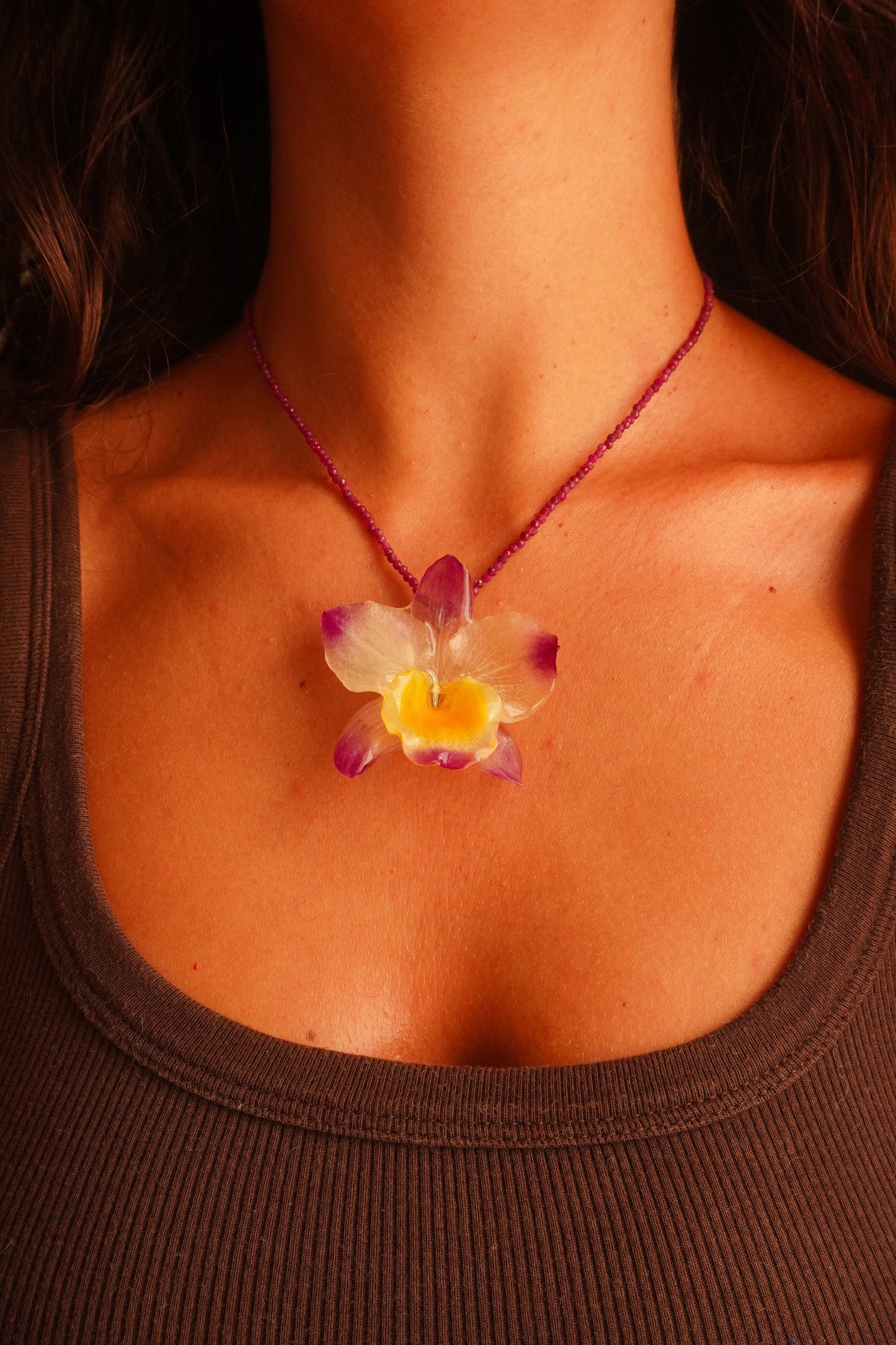 Orchid Necklace
