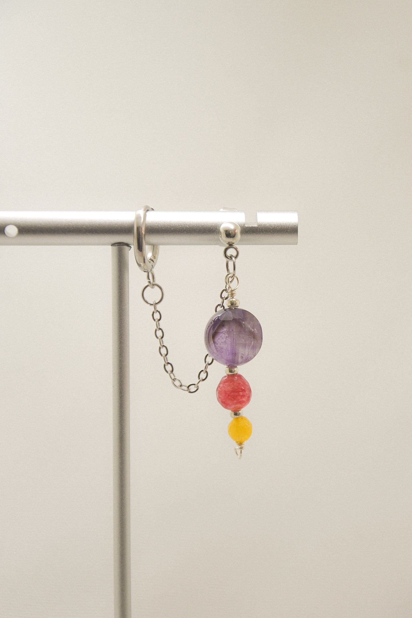 Crystal double earring