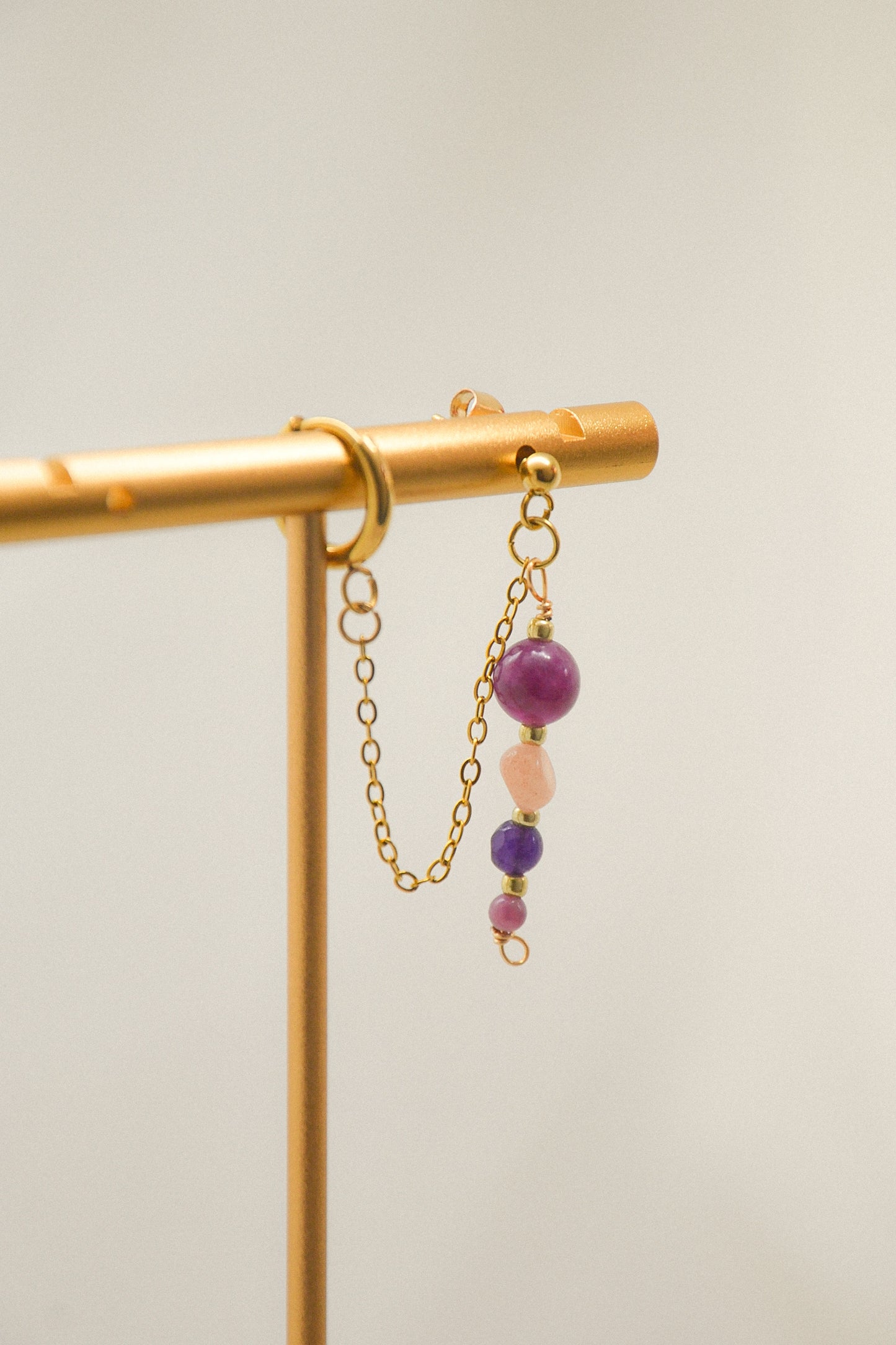 Crystal double earring