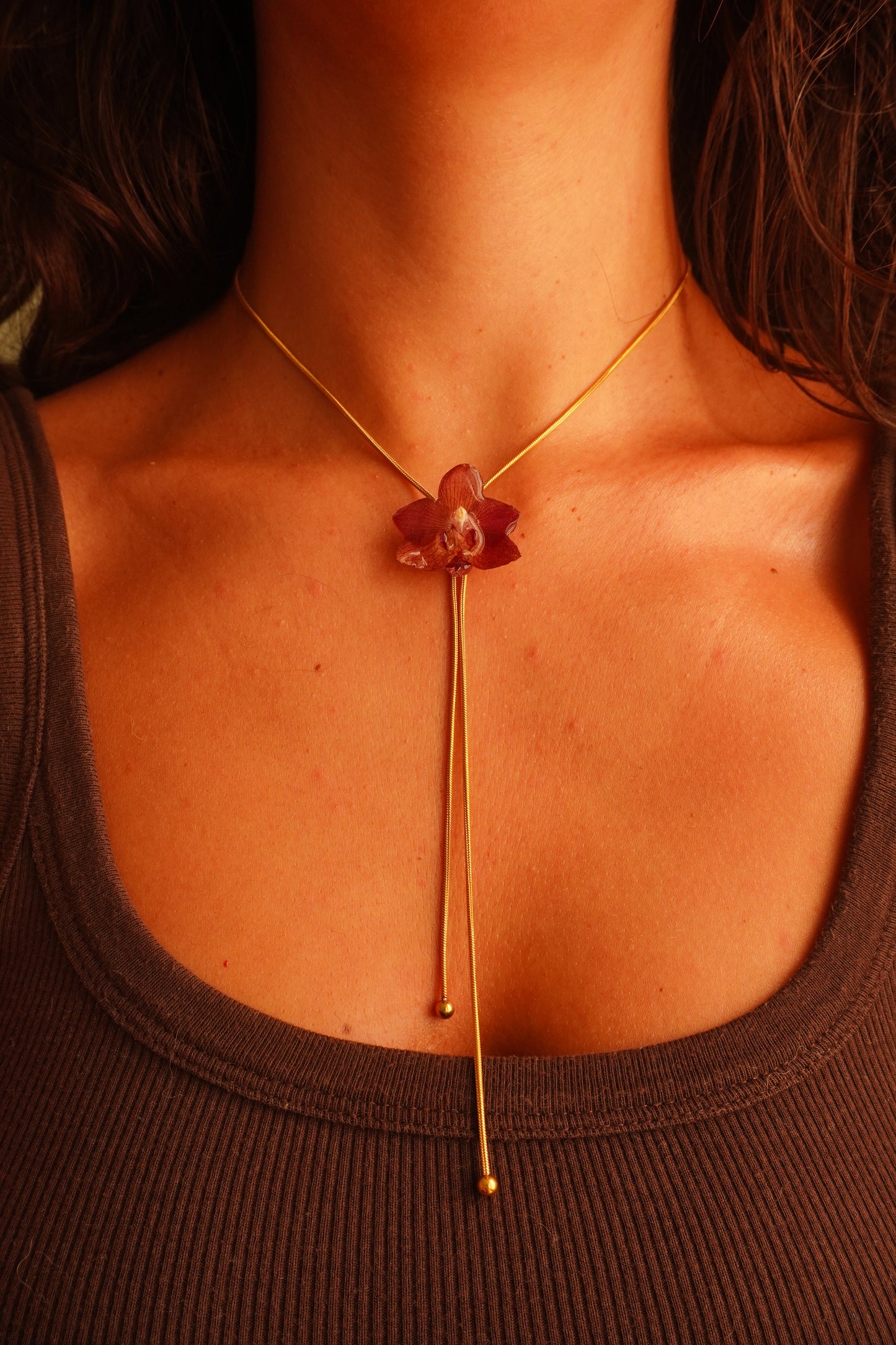 Orchid Necklace