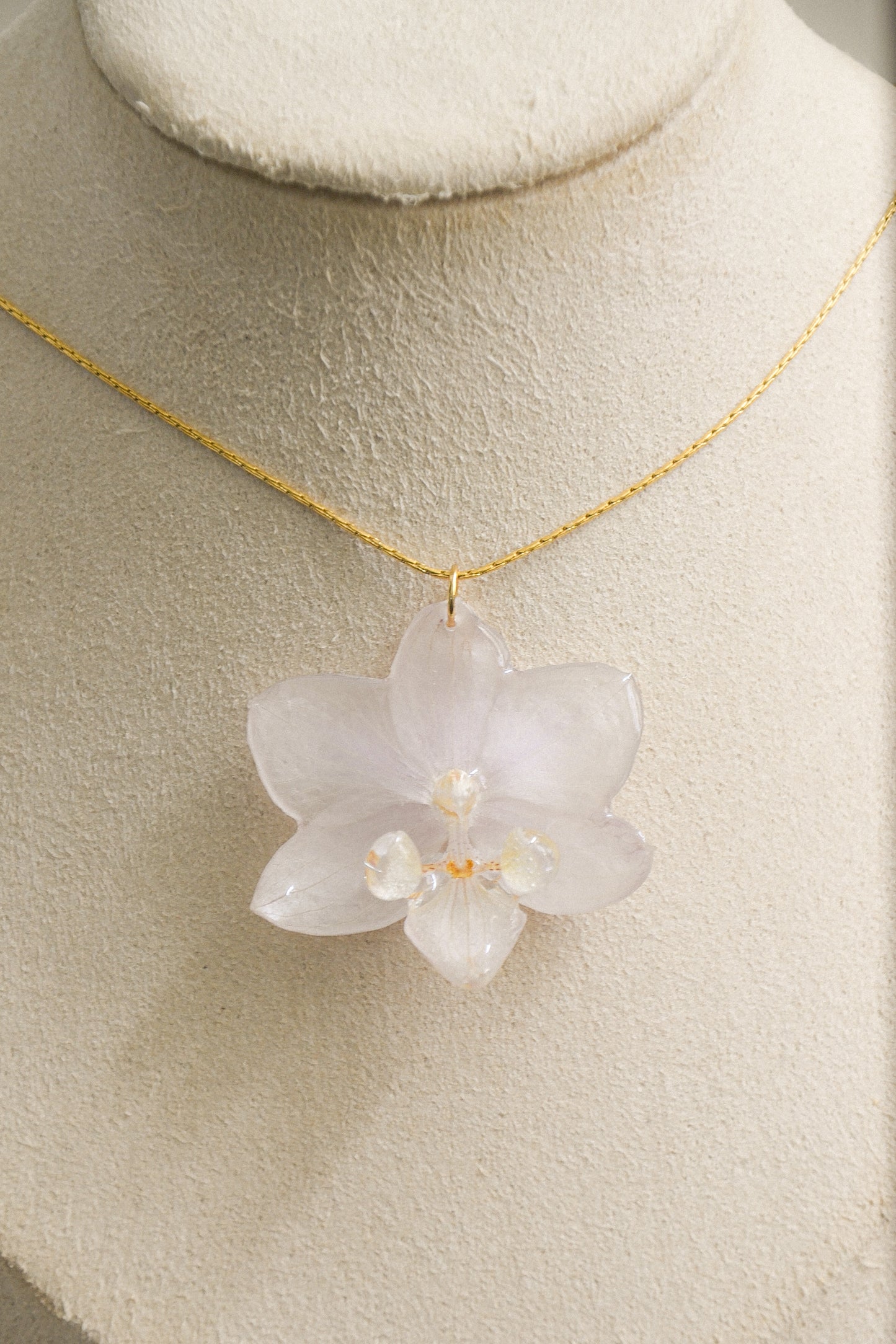 Orchid necklace