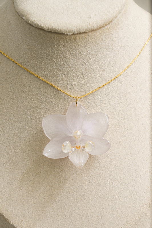 Orchid necklace