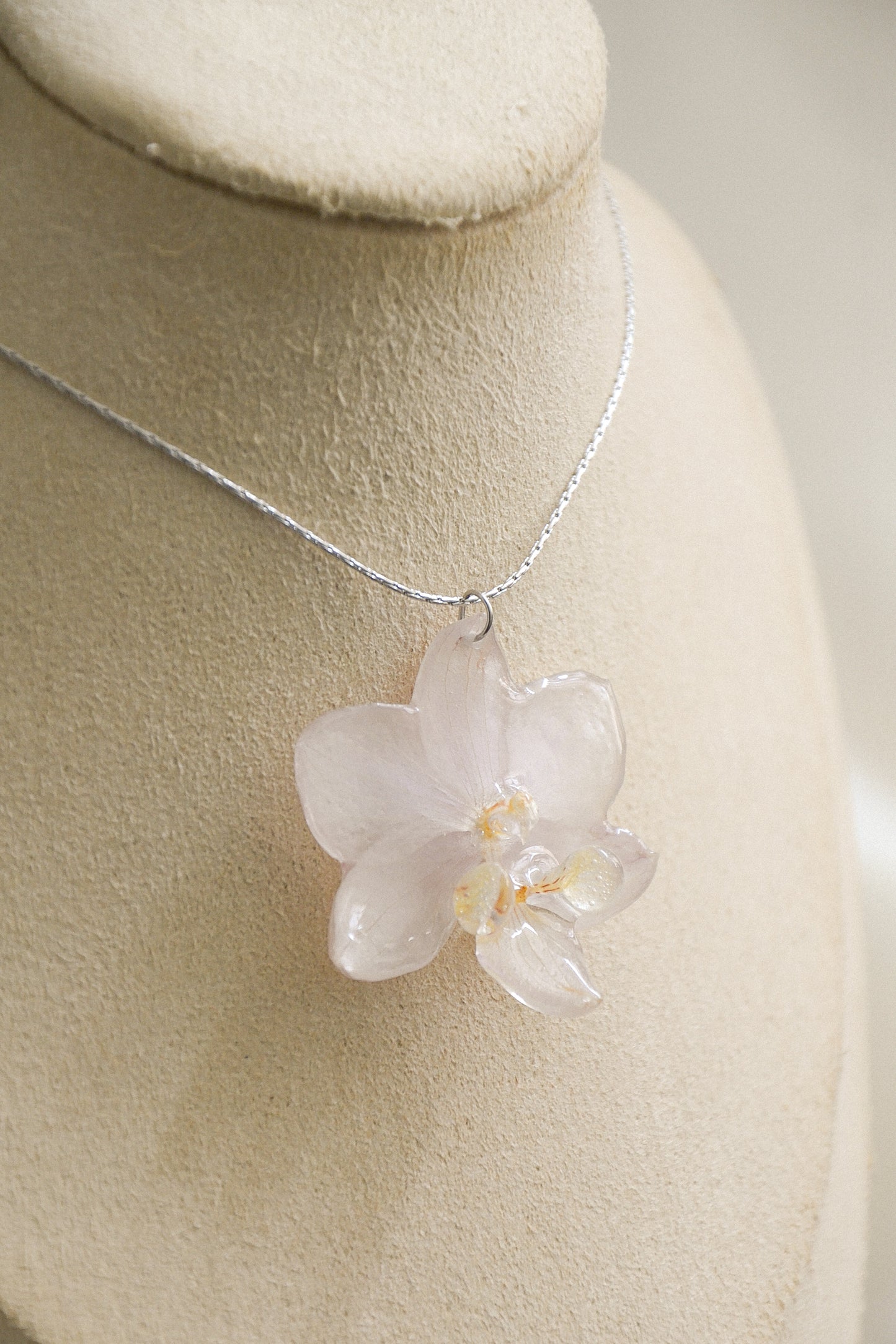 Orchid necklace