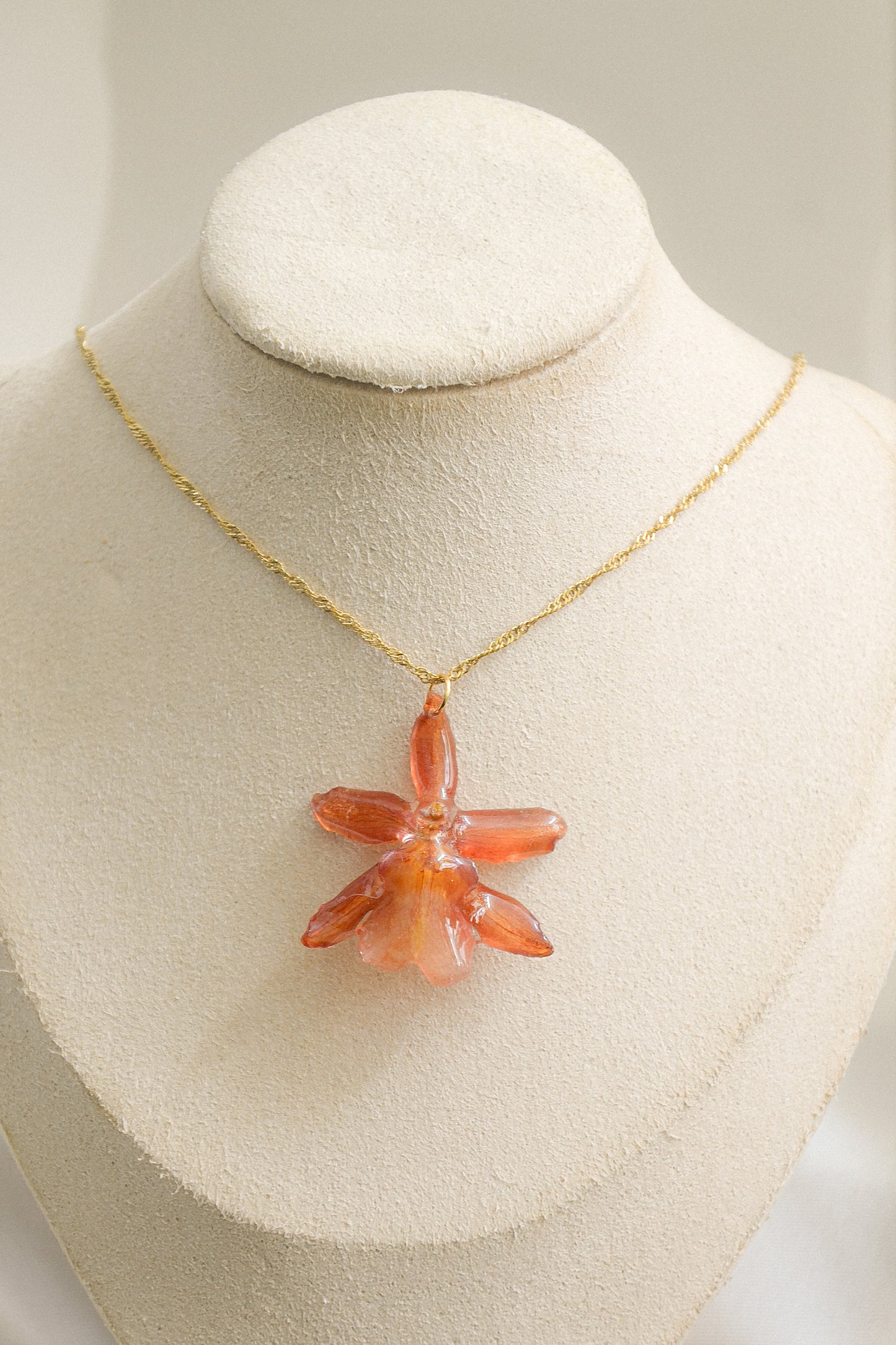 Orchid necklace
